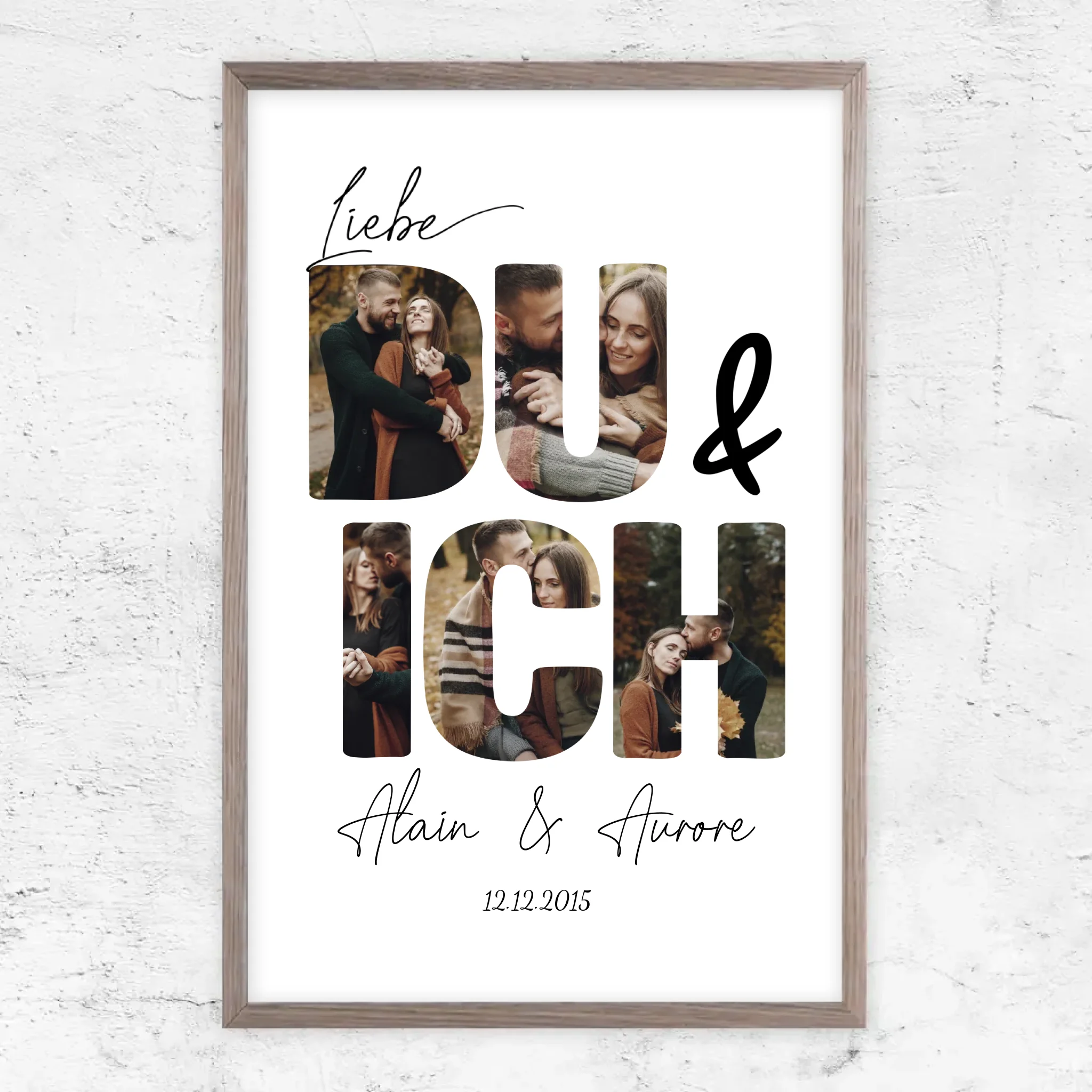 Personalisiertes Poster "Du und ich"