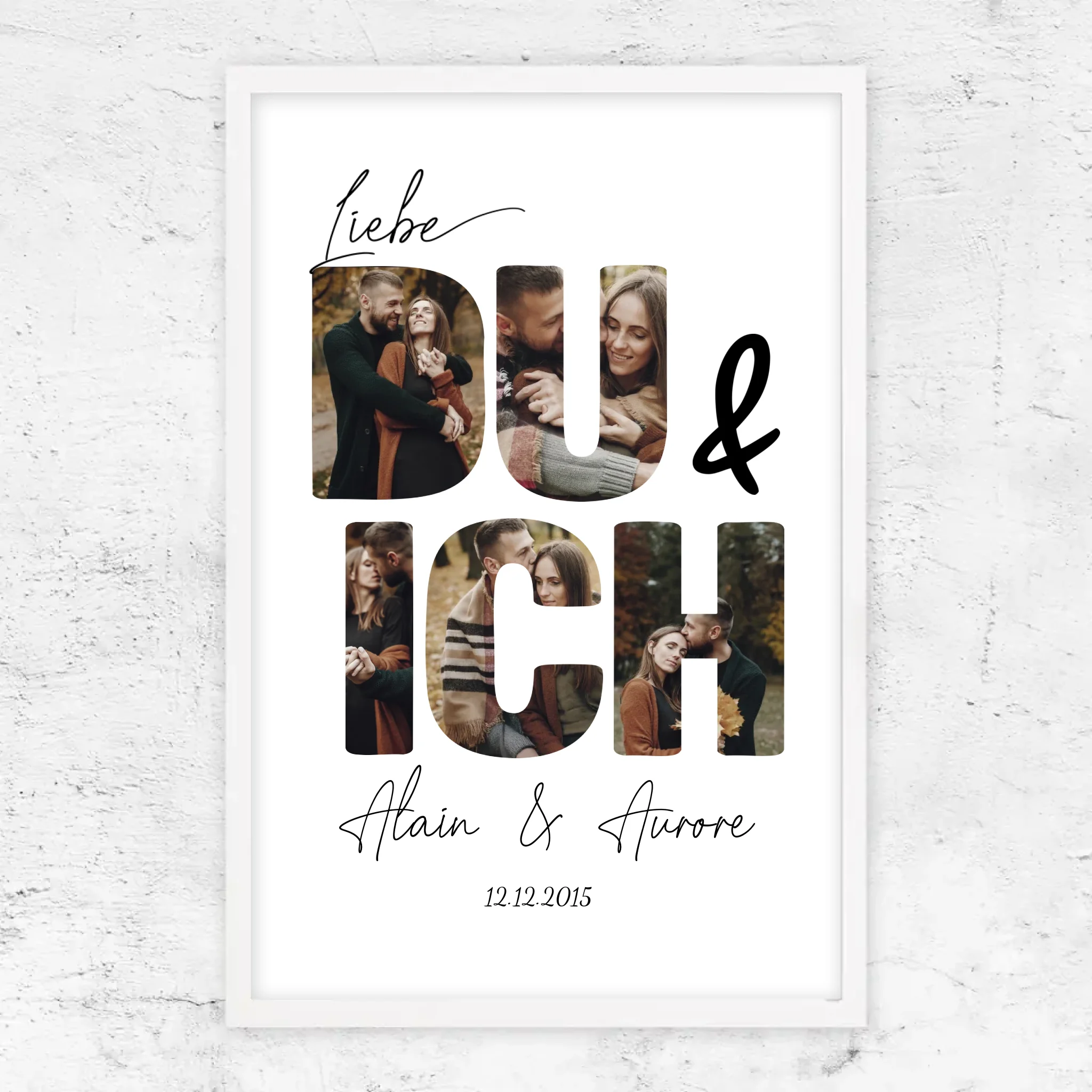 Personalisiertes Poster "Du und ich"