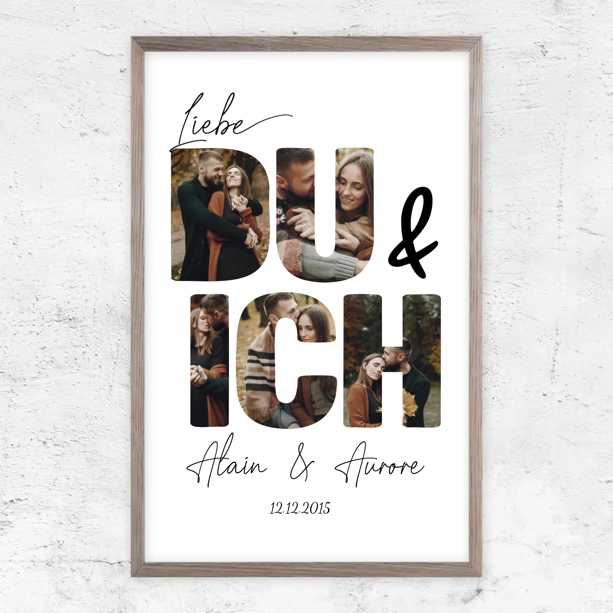 Personalisiertes Poster "Du und ich"