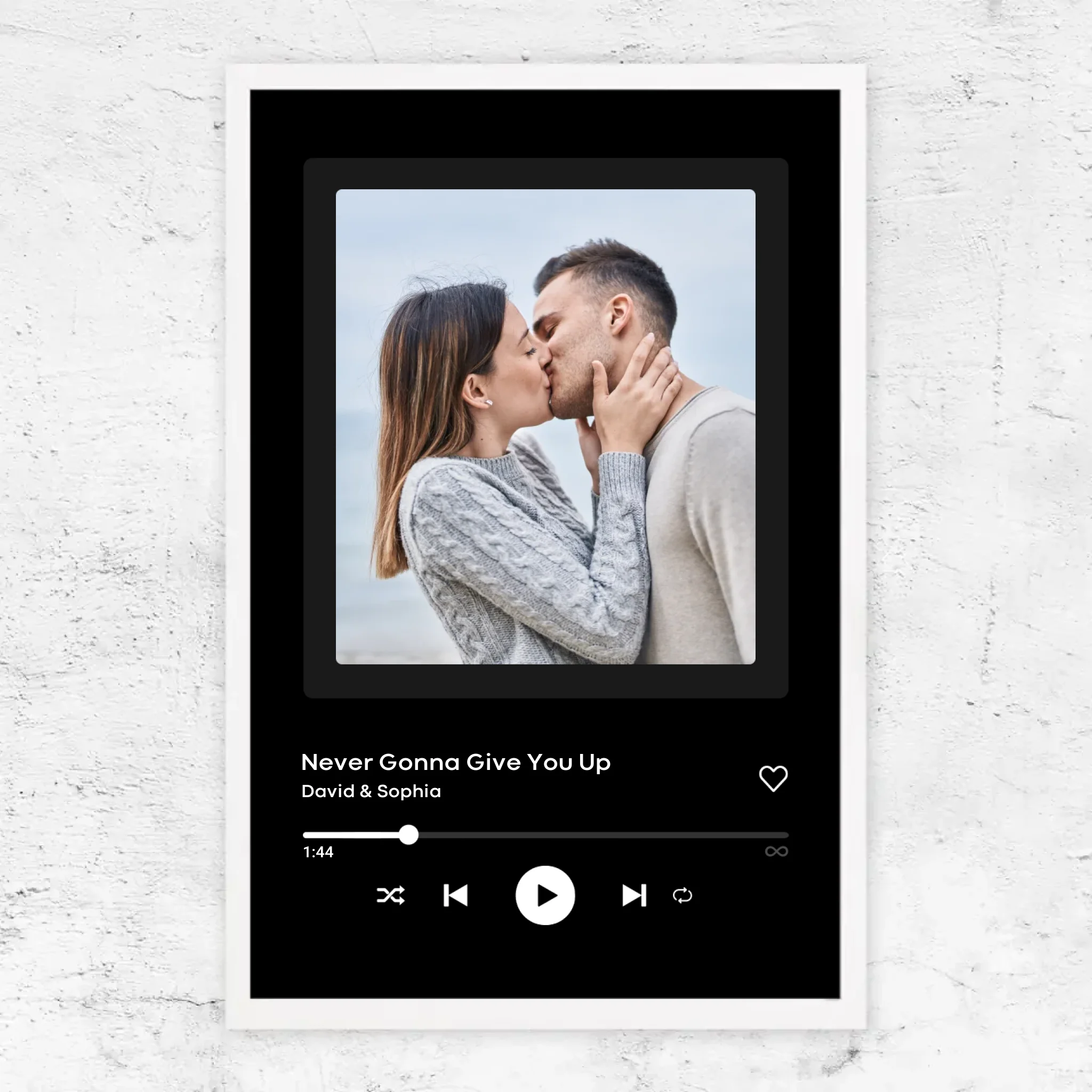 Personalisiertes Poster "Musik Cover"