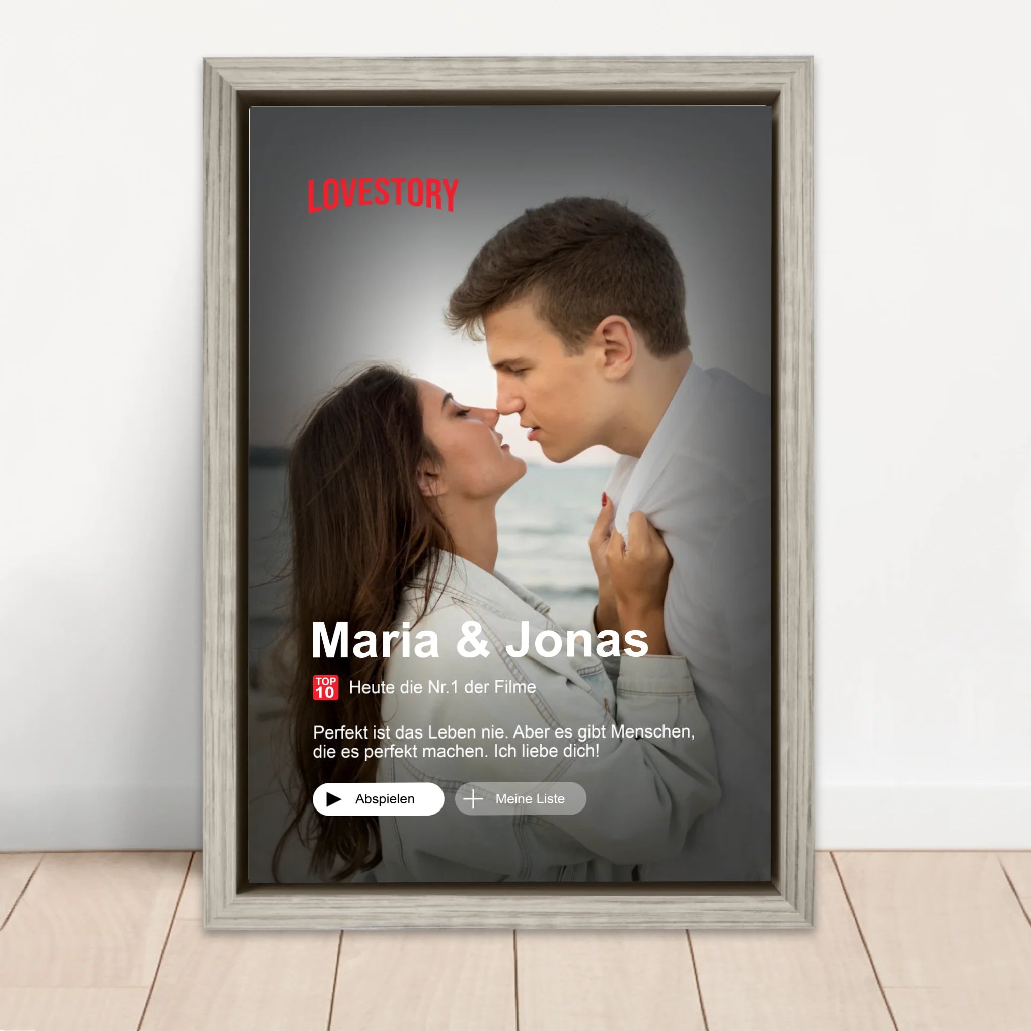 Personalisierte Leinwand "Unser Cover"
