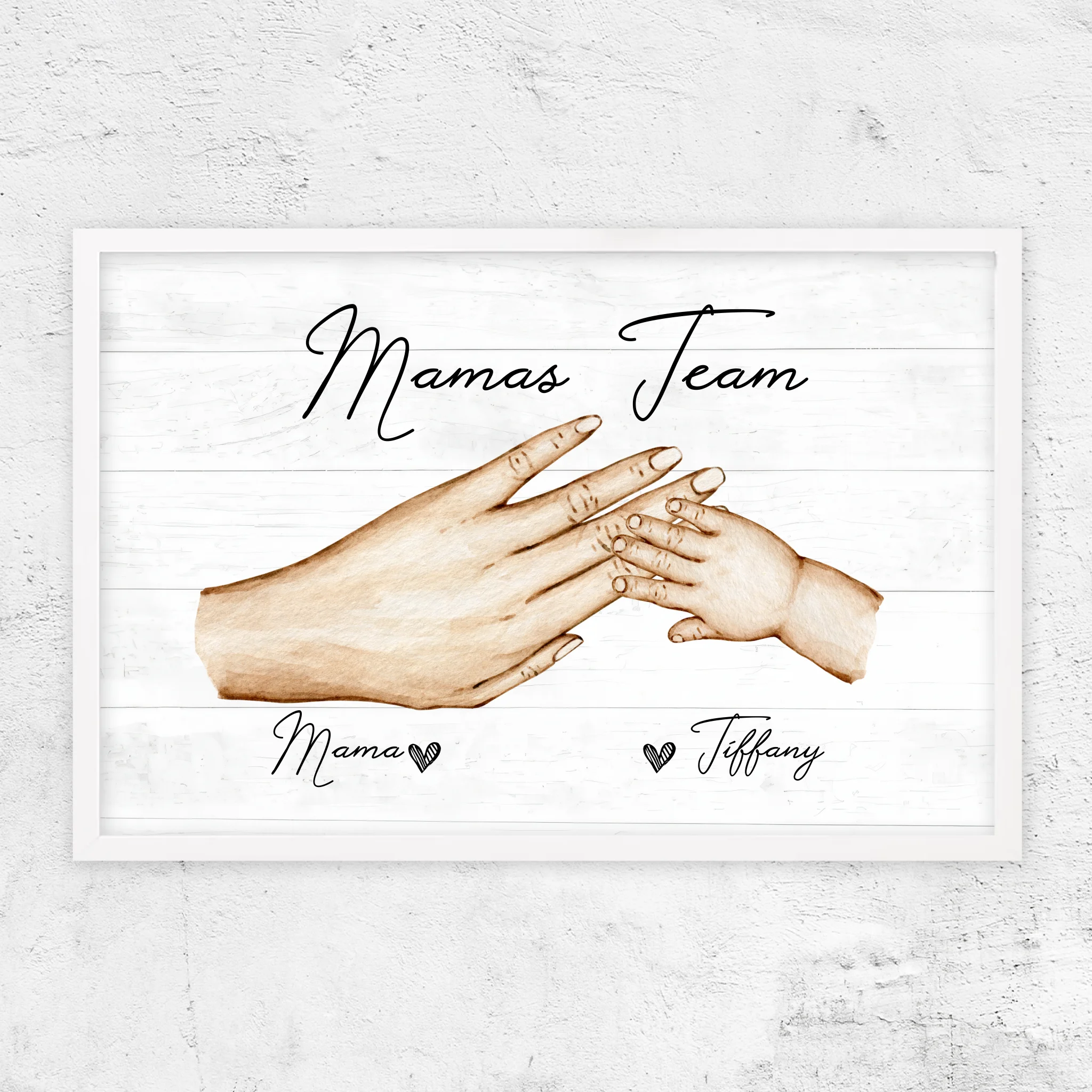Personalisiertes Poster "Mamas Team"