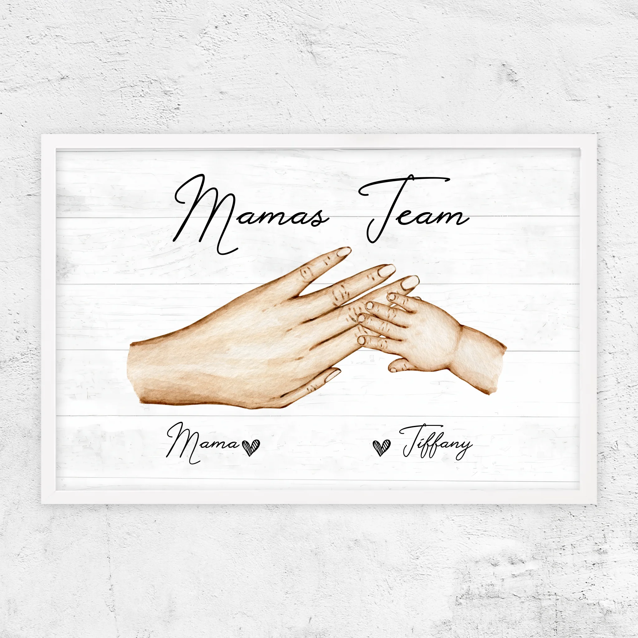 Personalisiertes Poster "Mamas Team"