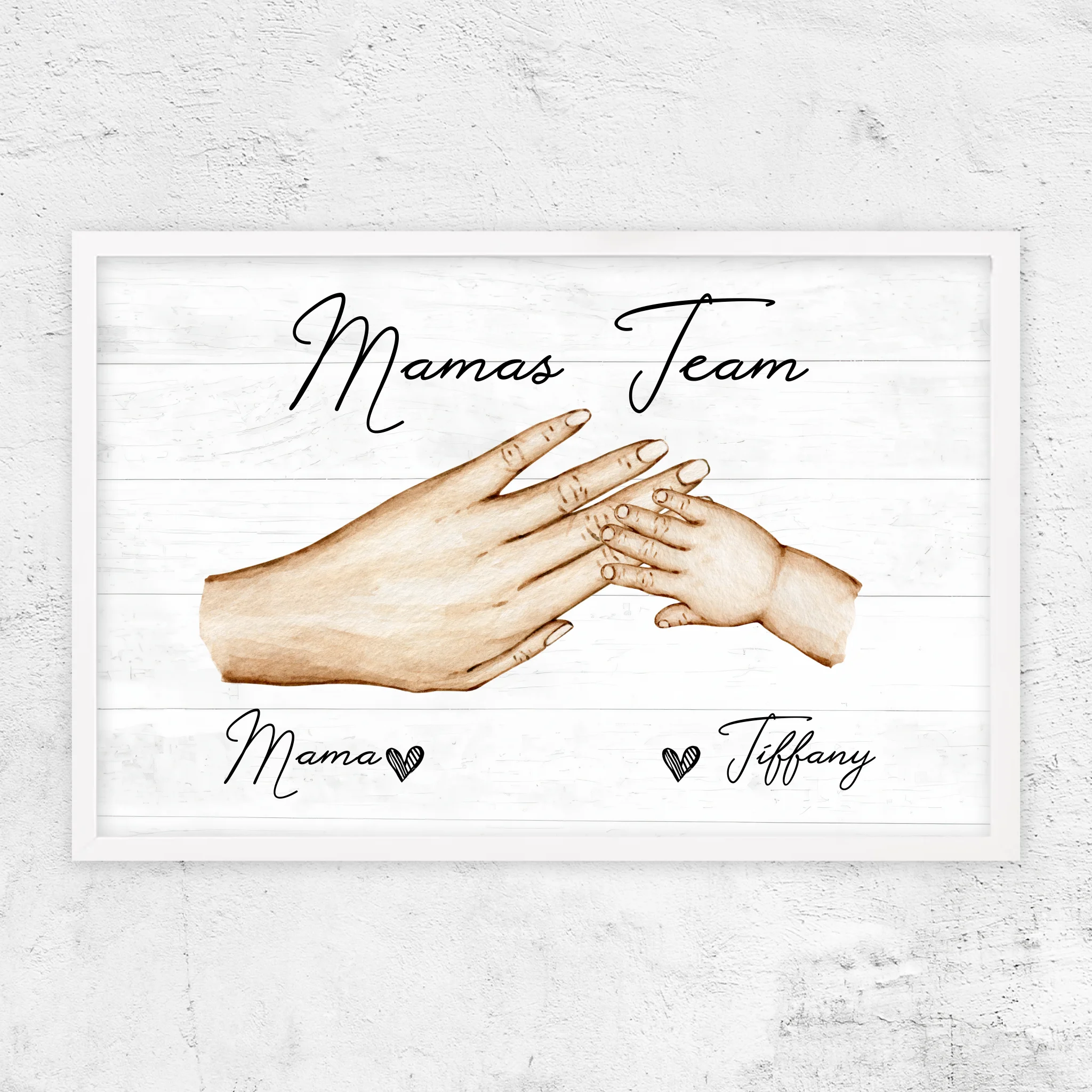 Personalisiertes Poster "Mamas Team"