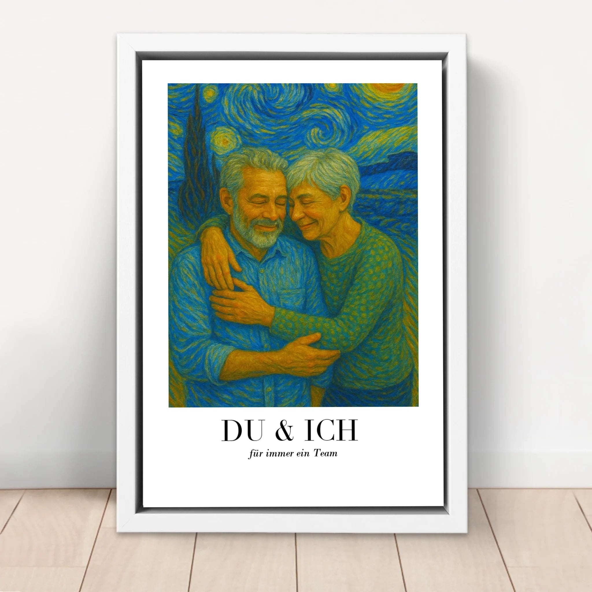 Personalisierte Leinwand – Du und ich in Van-Gogh-Kunst, wir schaffen das