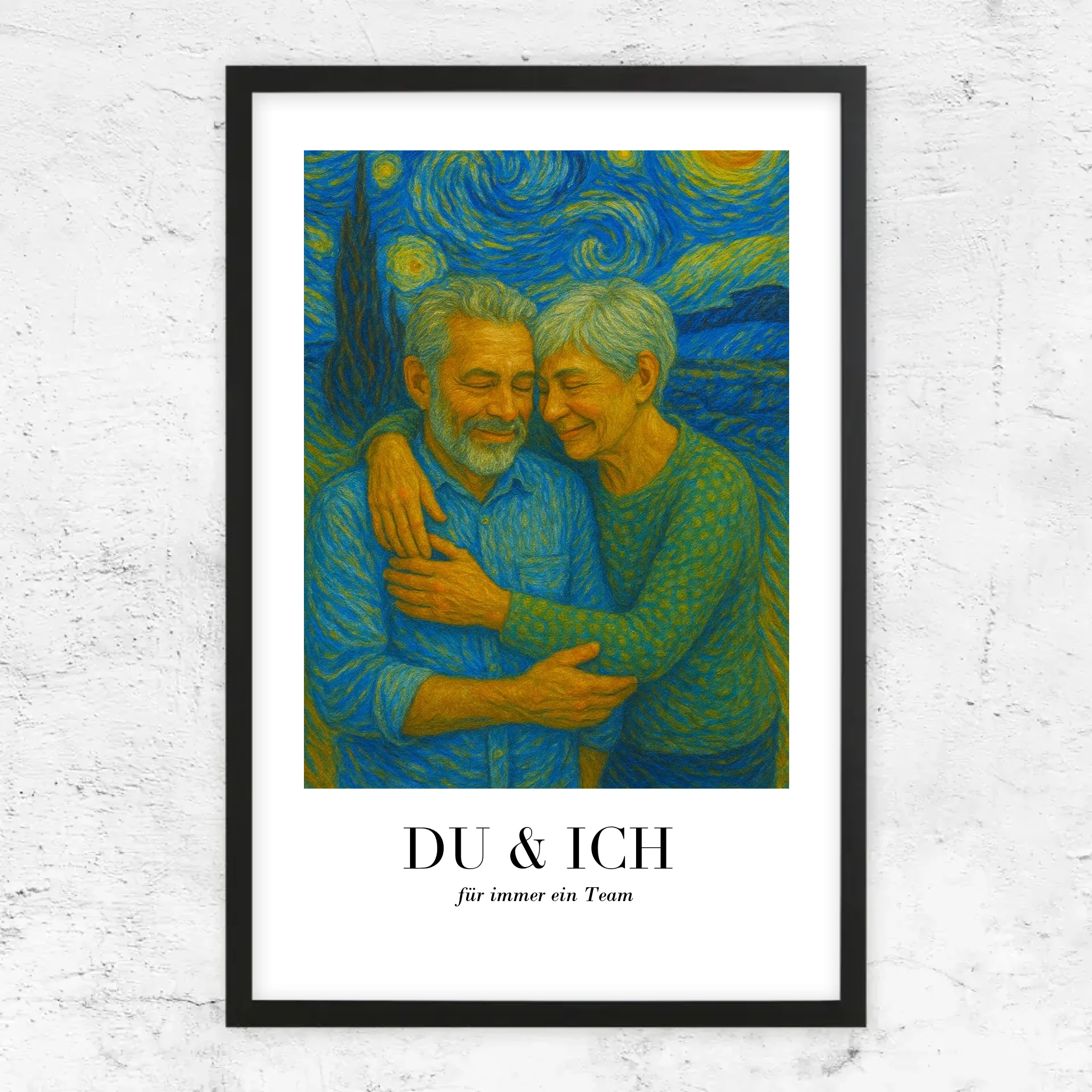 Personalisiertes Poster – Du und ich in Van-Gogh-Kunst, wir schaffen das