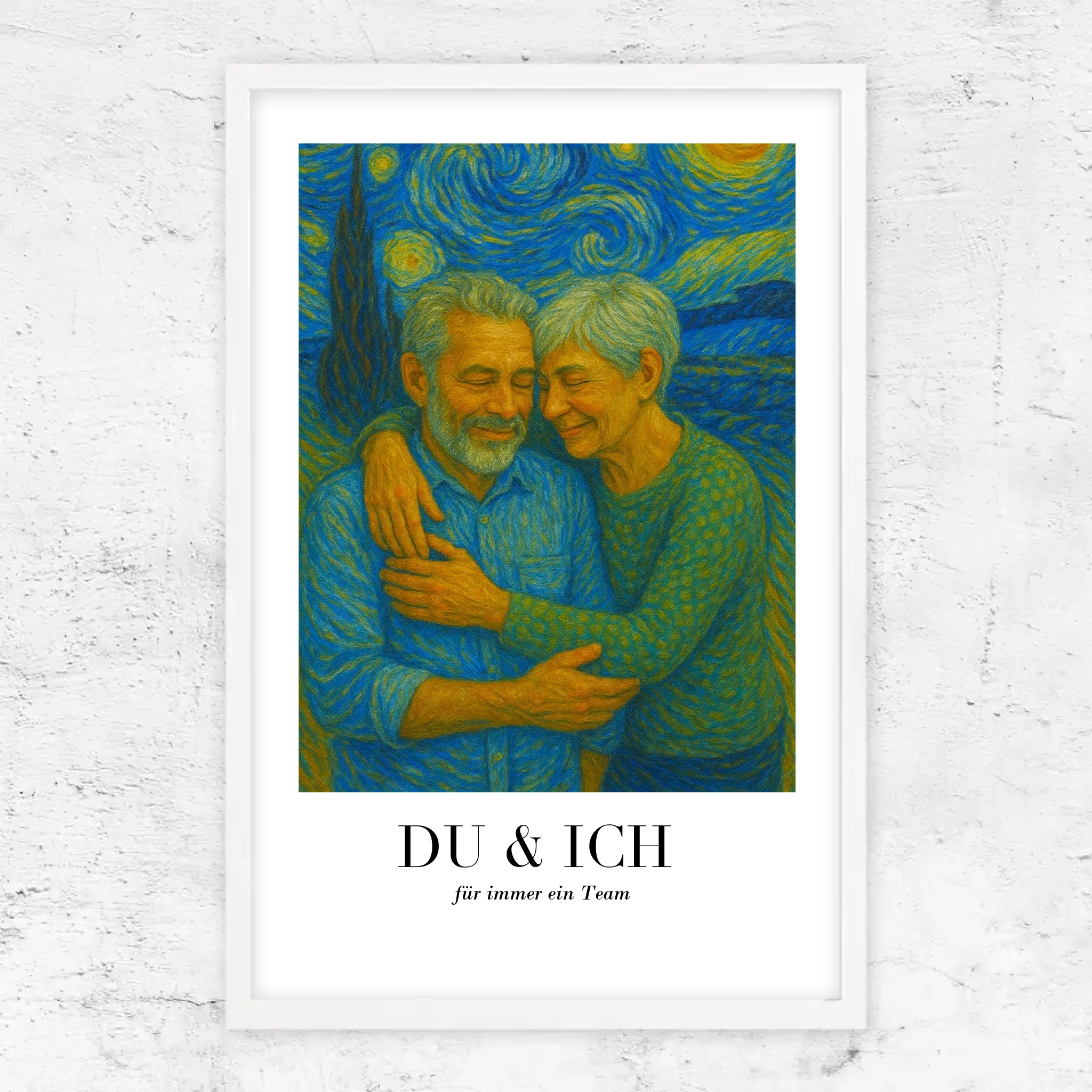 Personalisiertes Poster – Du und ich in Van-Gogh-Kunst, wir schaffen das