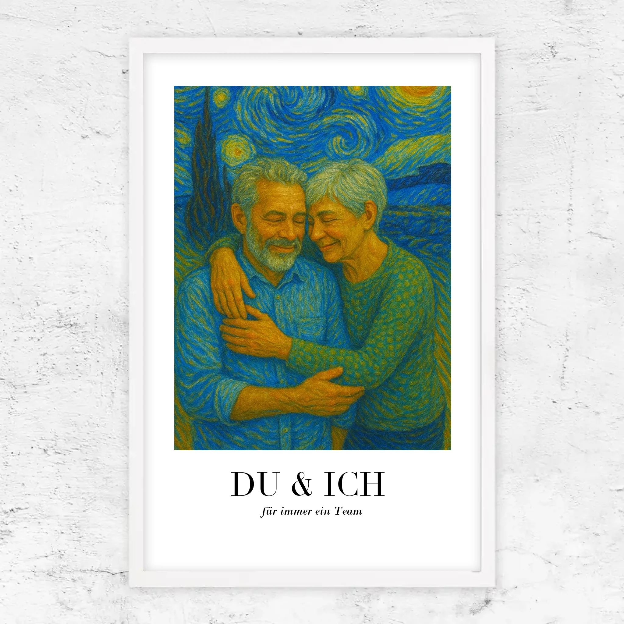 Personalisiertes Poster – Du und ich in Van-Gogh-Kunst, wir schaffen das