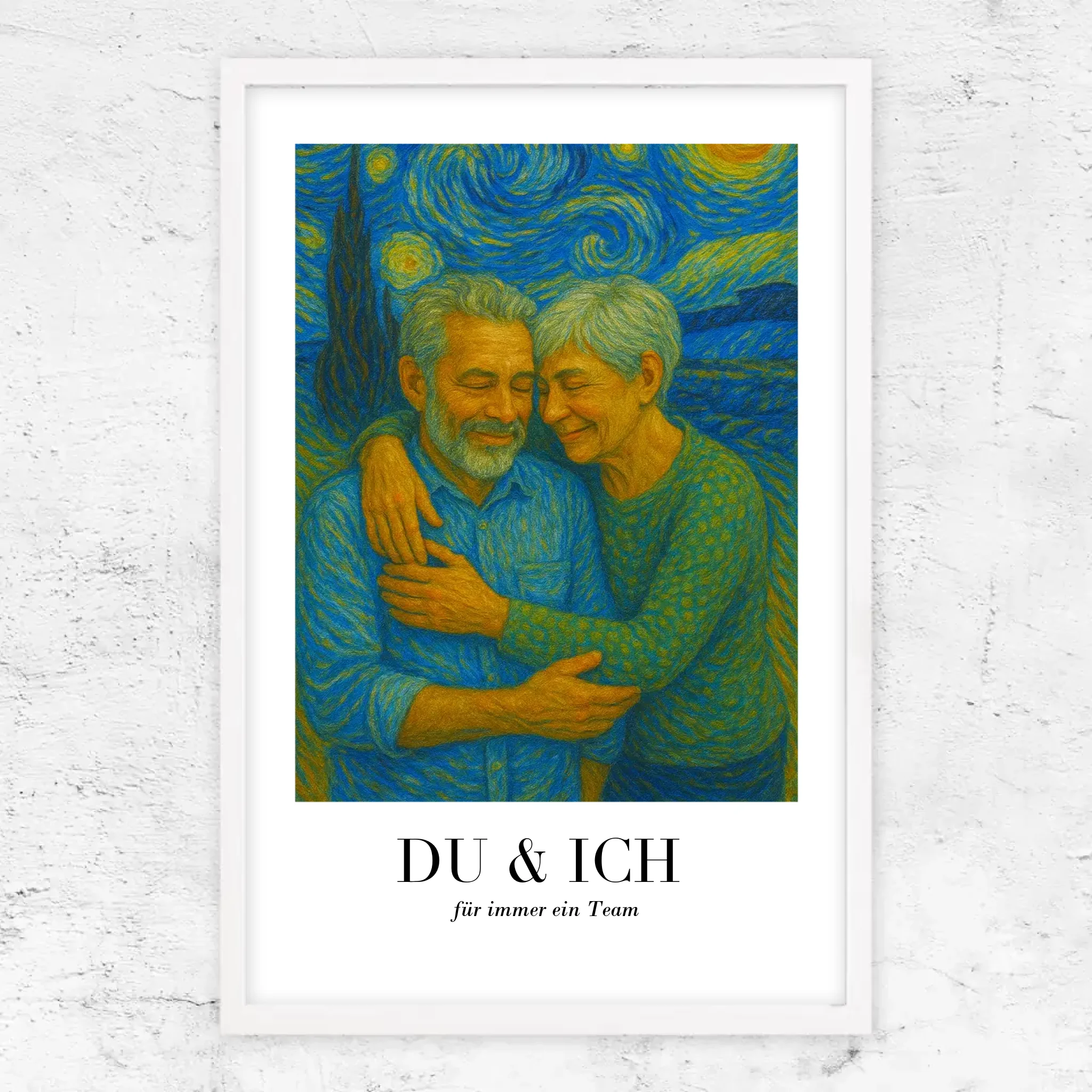 Personalisiertes Poster – Du und ich in Van-Gogh-Kunst, wir schaffen das