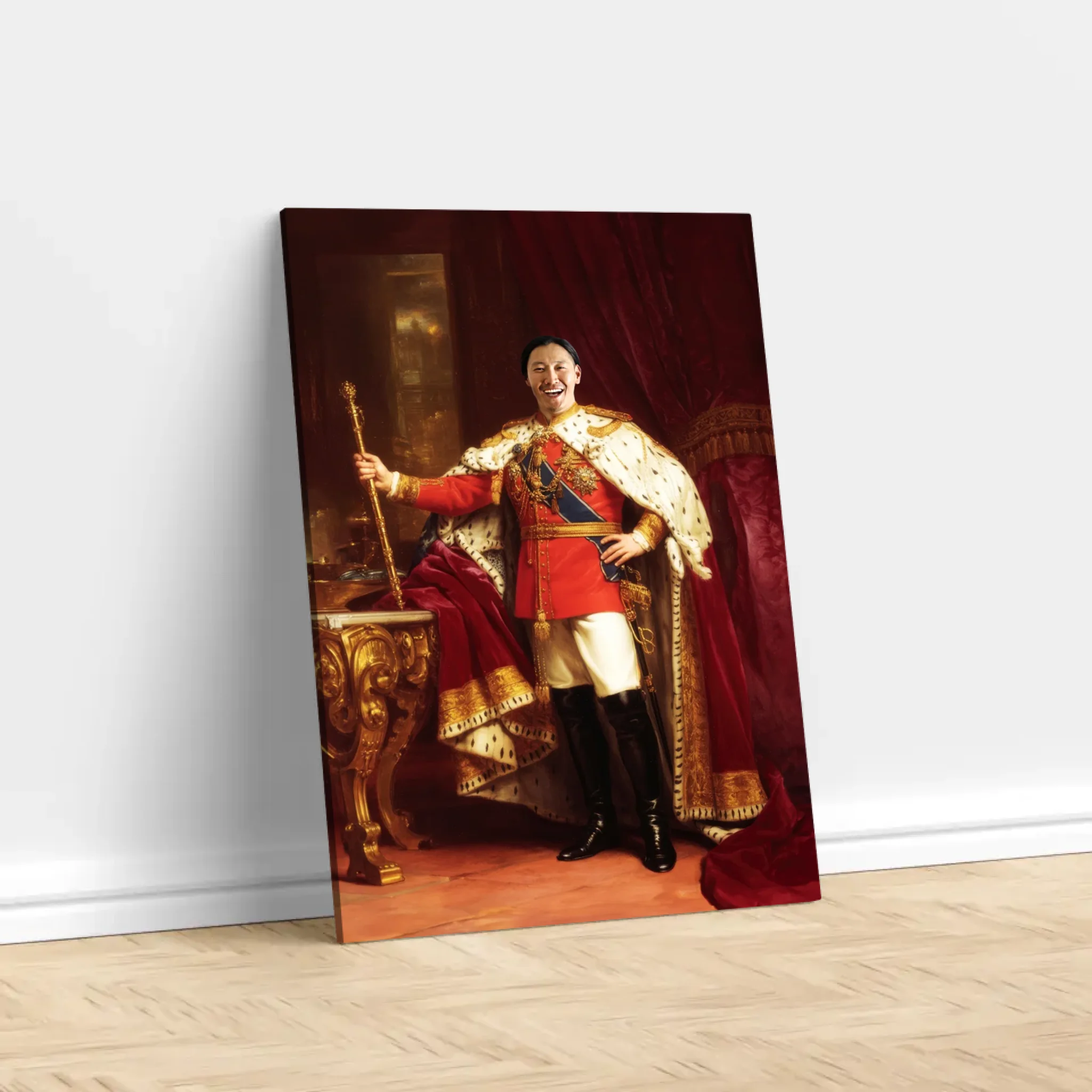 Personalisierte Leinwand – Der König