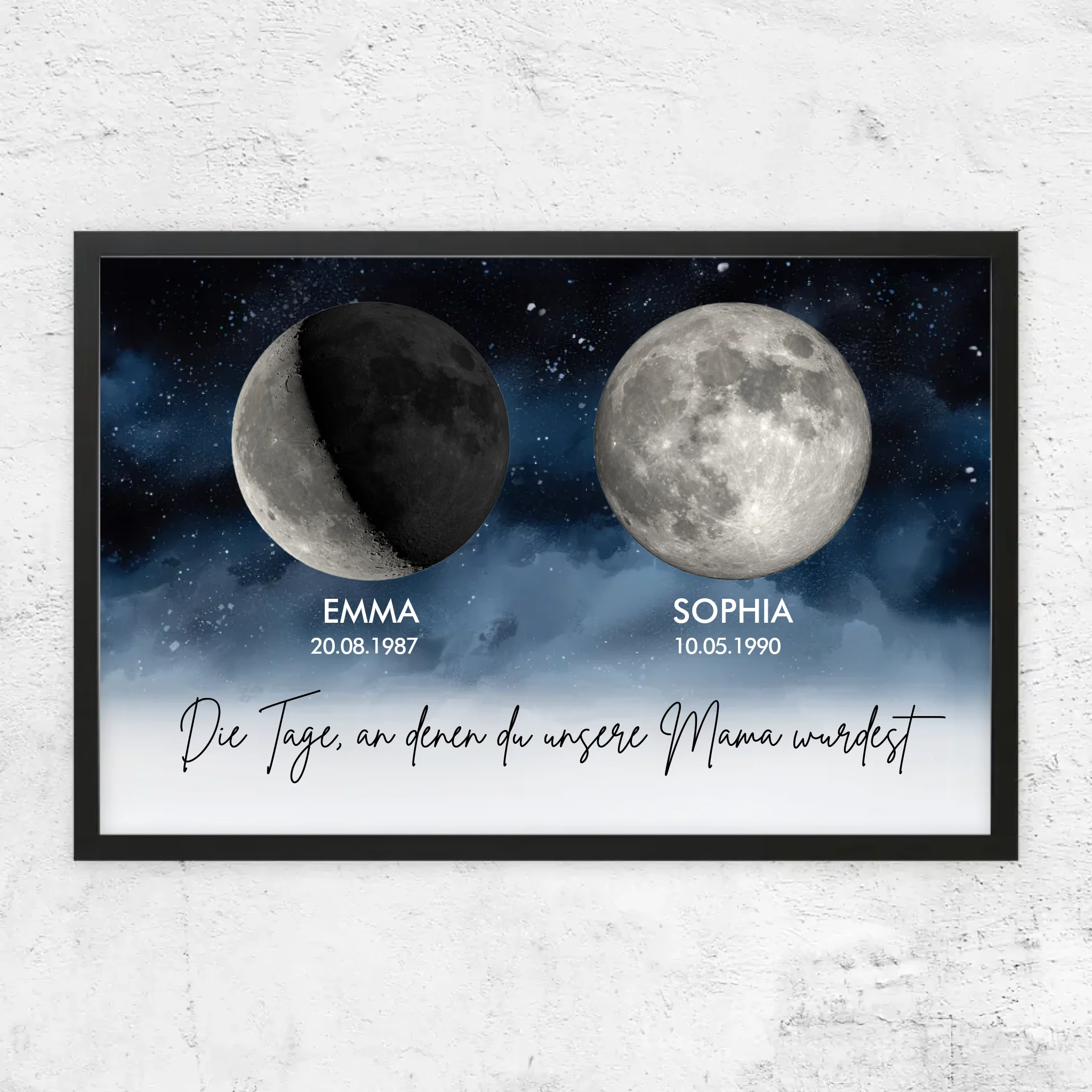 Personalisiertes Poster "Die Tage, an denen ihr unsere Eltern wurdet"
