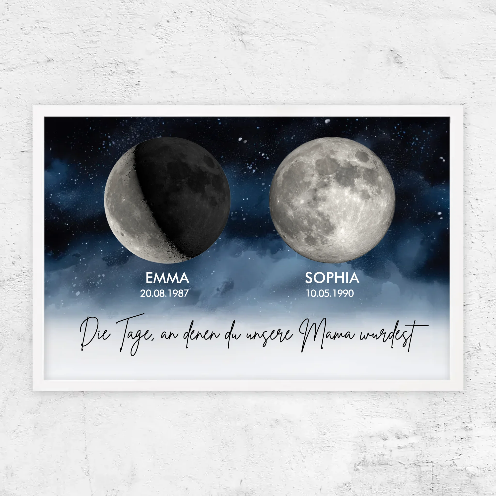Personalisiertes Poster "Die Tage, an denen ihr unsere Eltern wurdet"