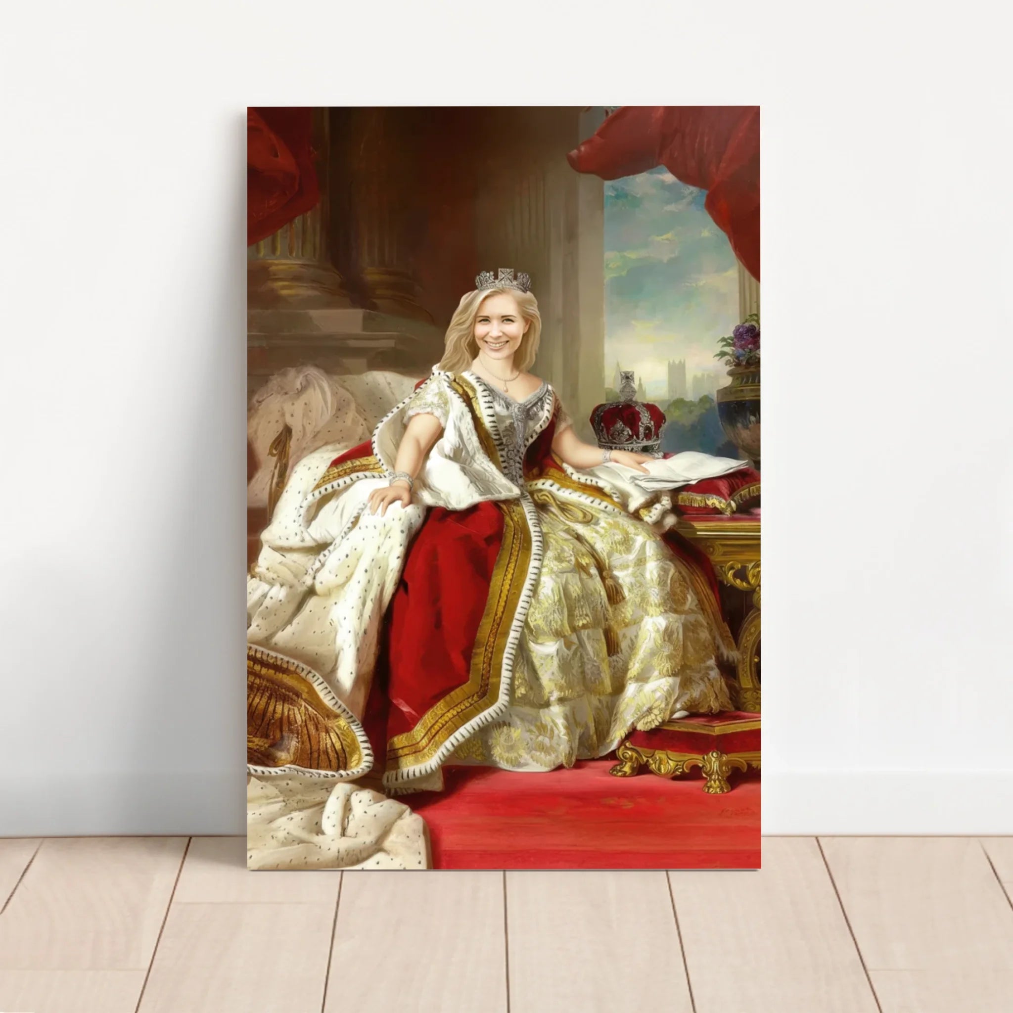 Personalisierte Leinwand – Die Königin