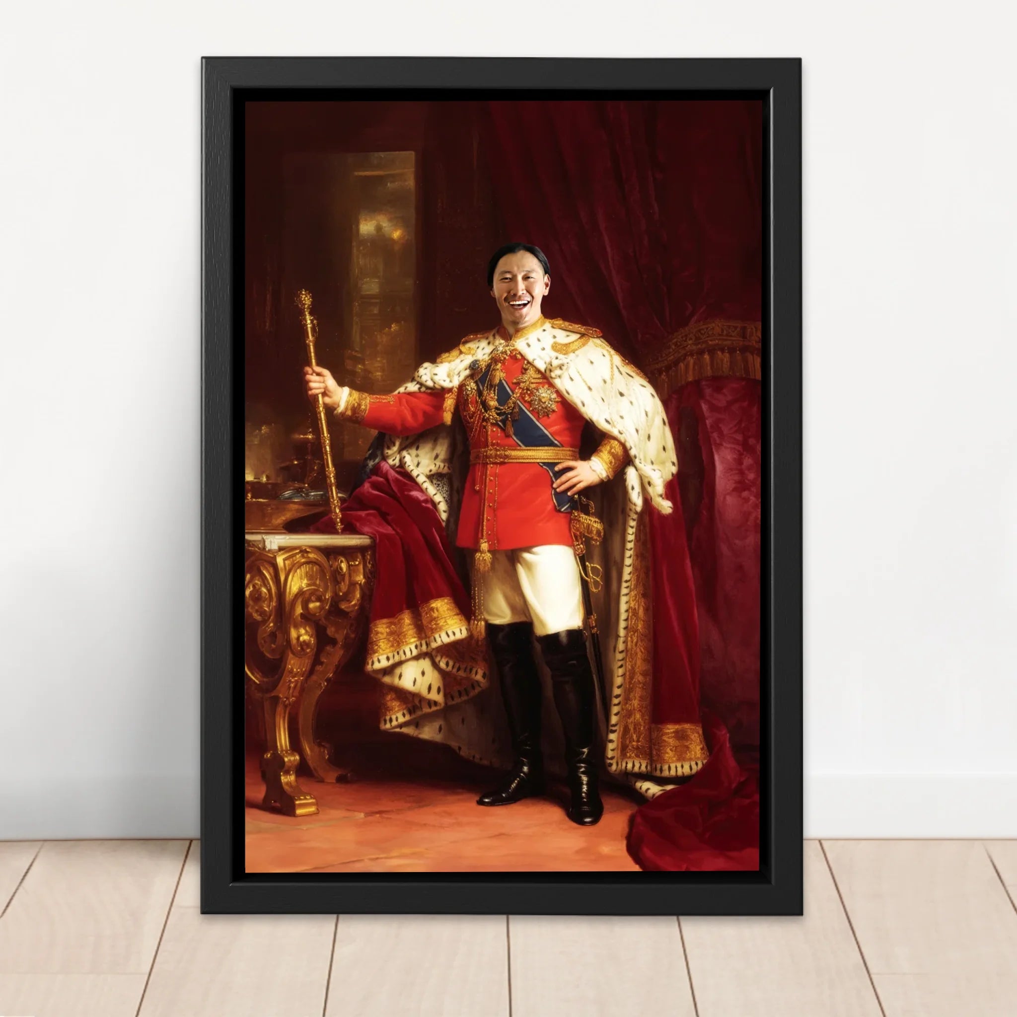 Personalisierte Leinwand – Der König