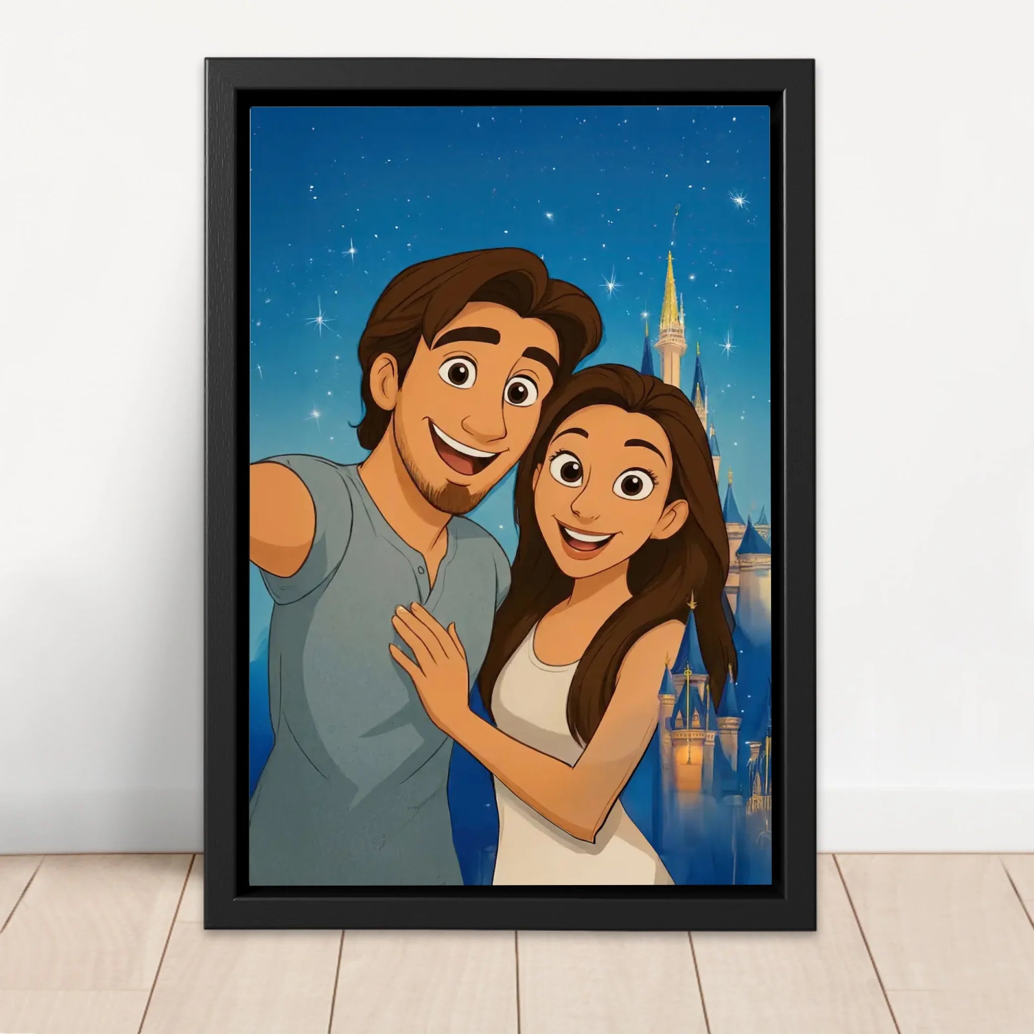 Personalisierte Leinwand – Märchenhaftes Porträt nach Foto