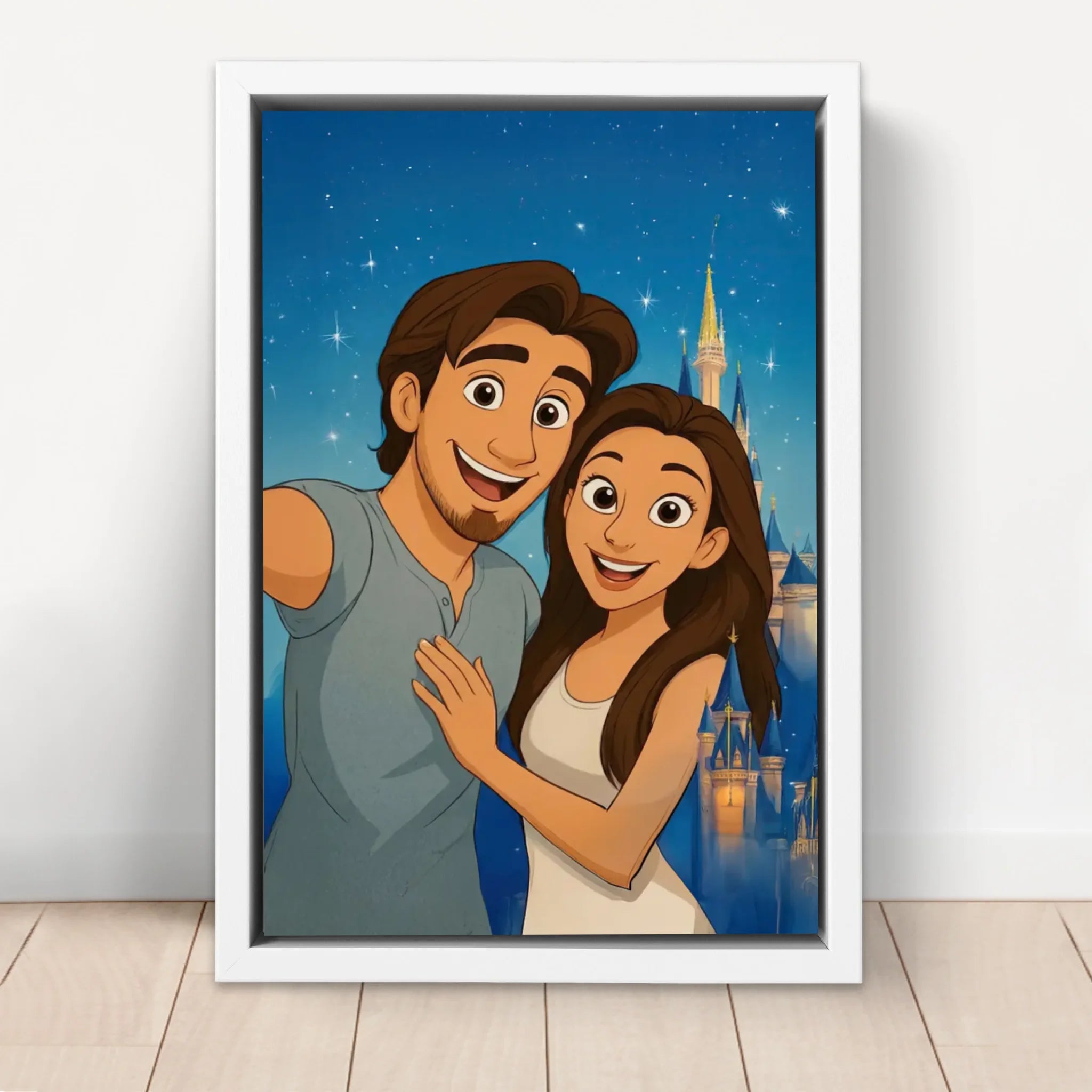 Personalisierte Leinwand – Märchenhaftes Porträt nach Foto