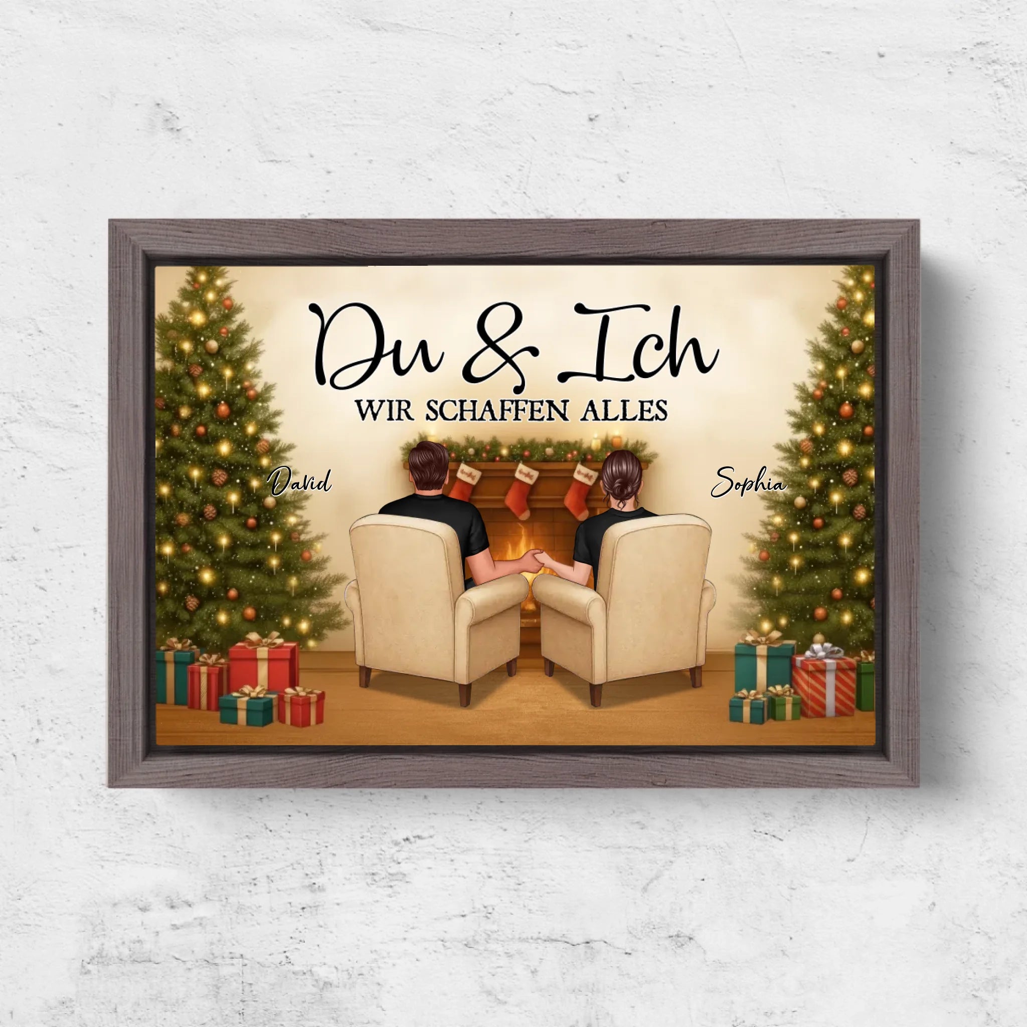 Horizontal Framd Canvas-Ovak