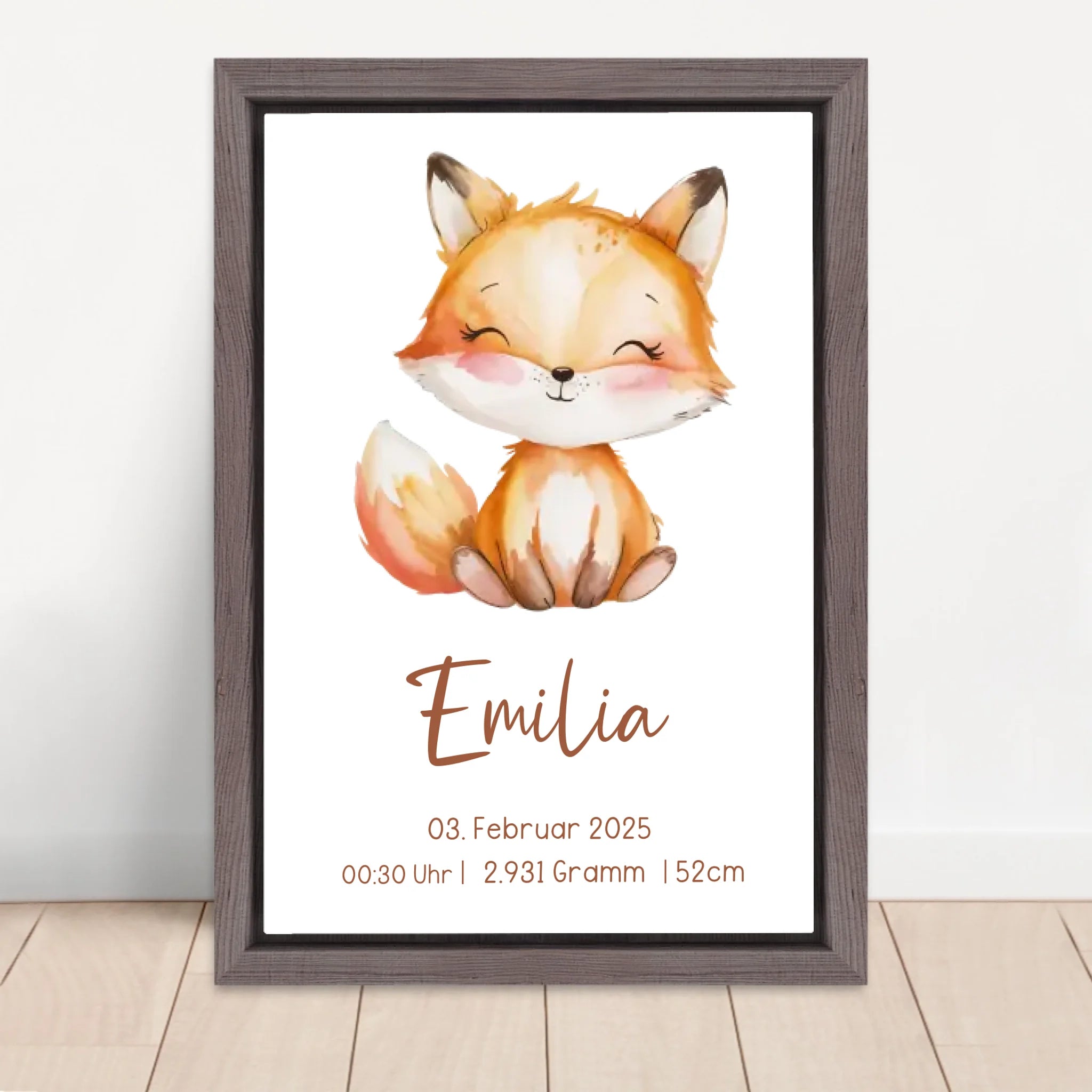 Vertical Framed Canvas-Oak 2026