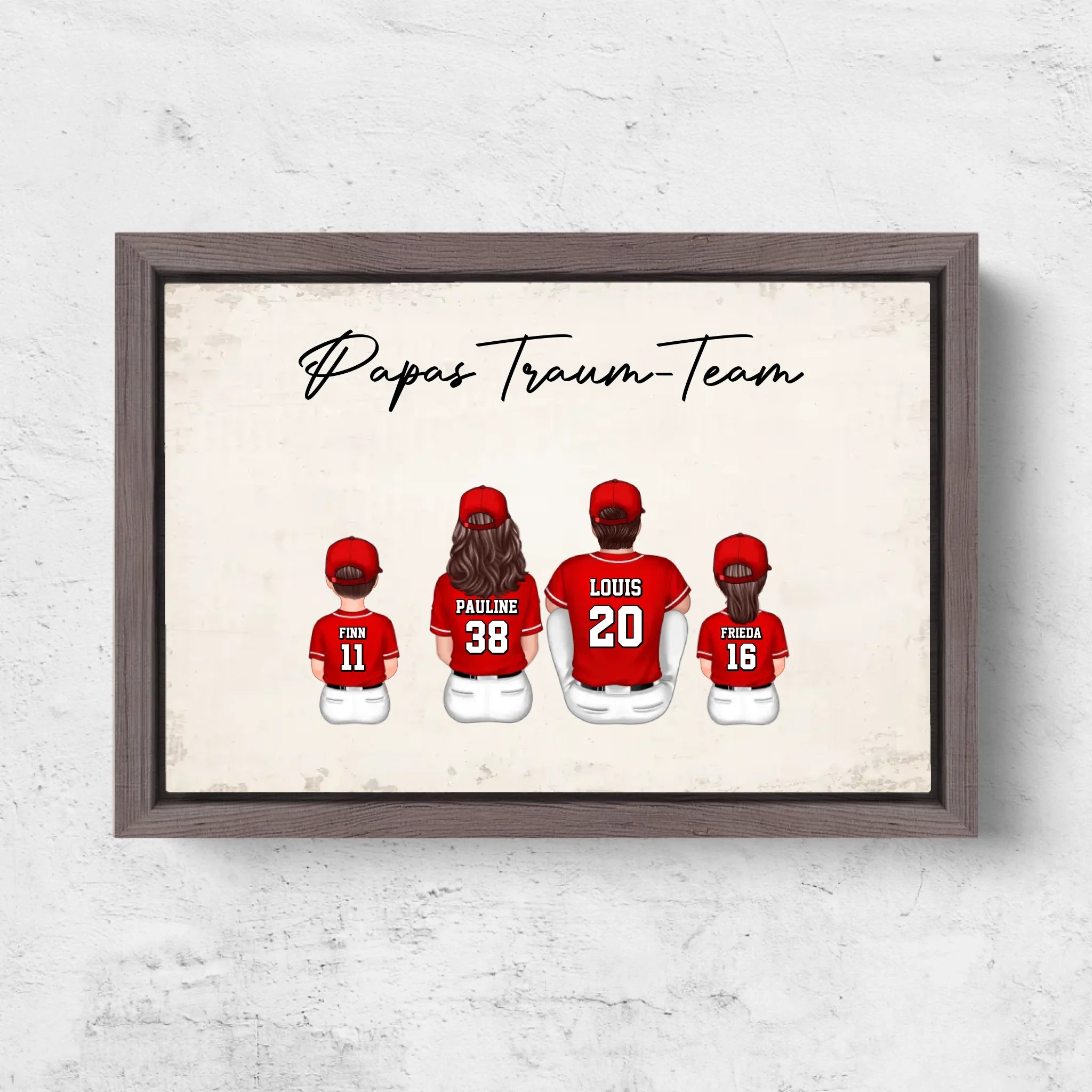 Horizontal Framd Canvas-Ovak