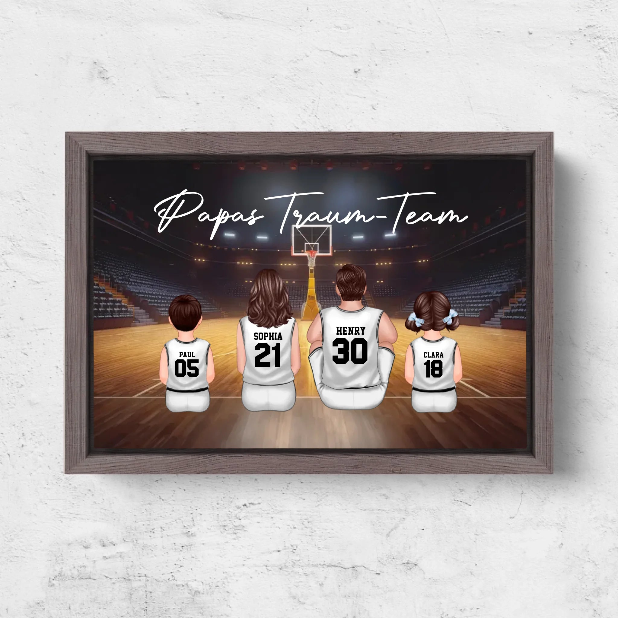 Horizontal Framd Canvas-Ovak