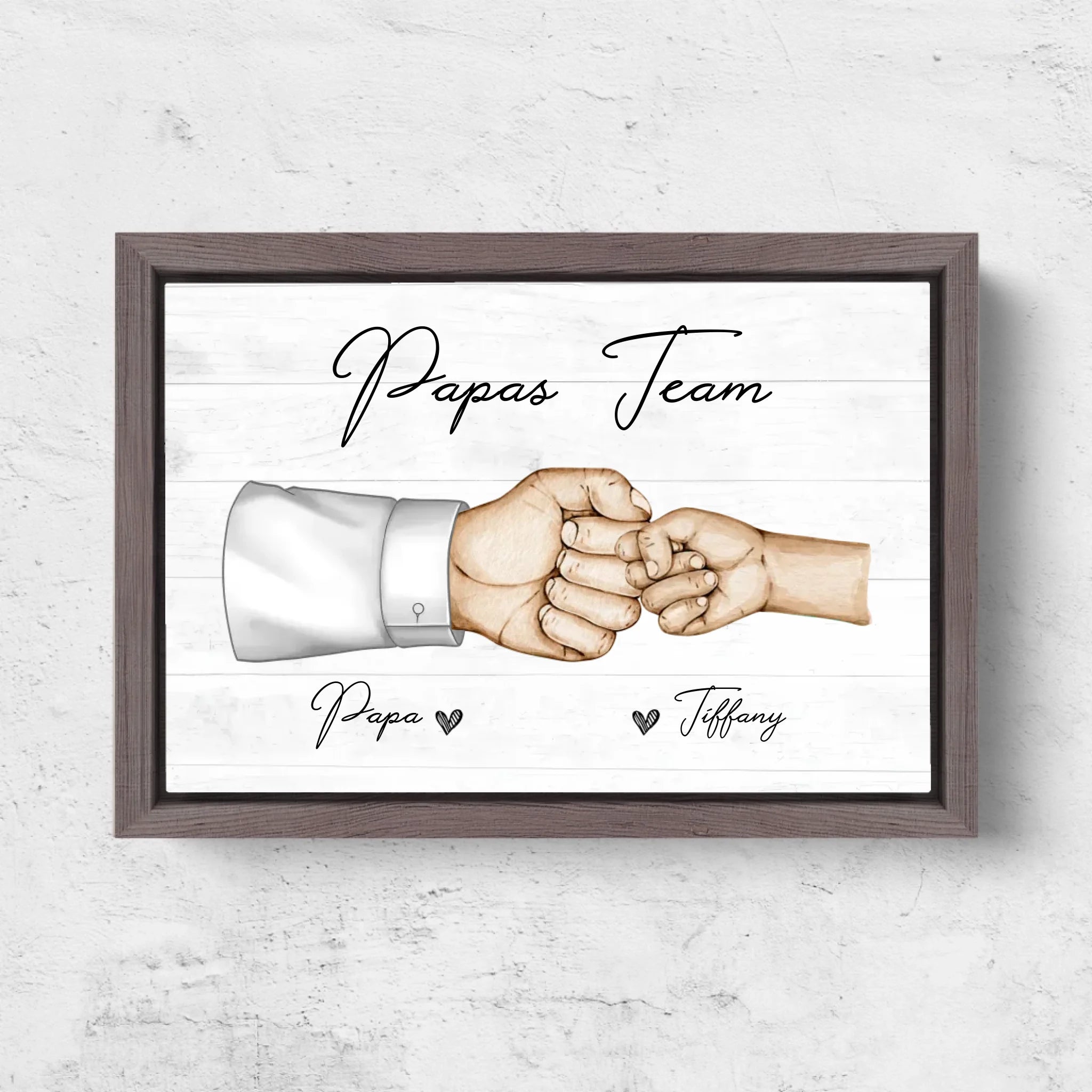 Horizontal Framd Canvas-Ovak