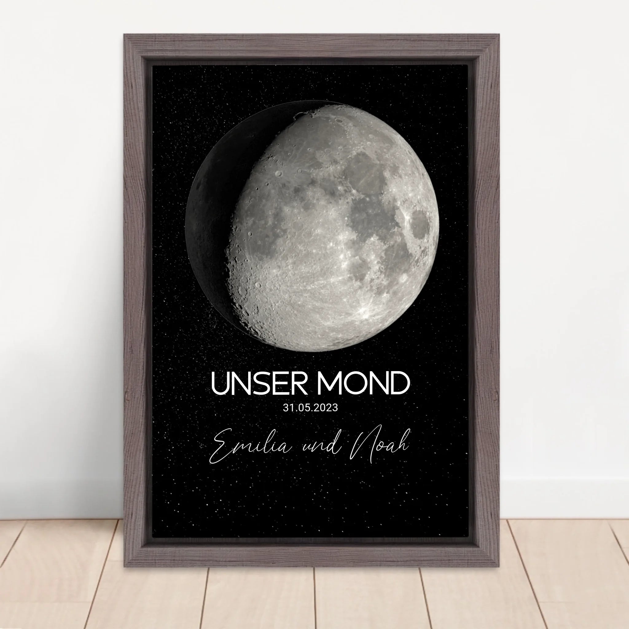 Vertical Framed Canvas-Oak 2026