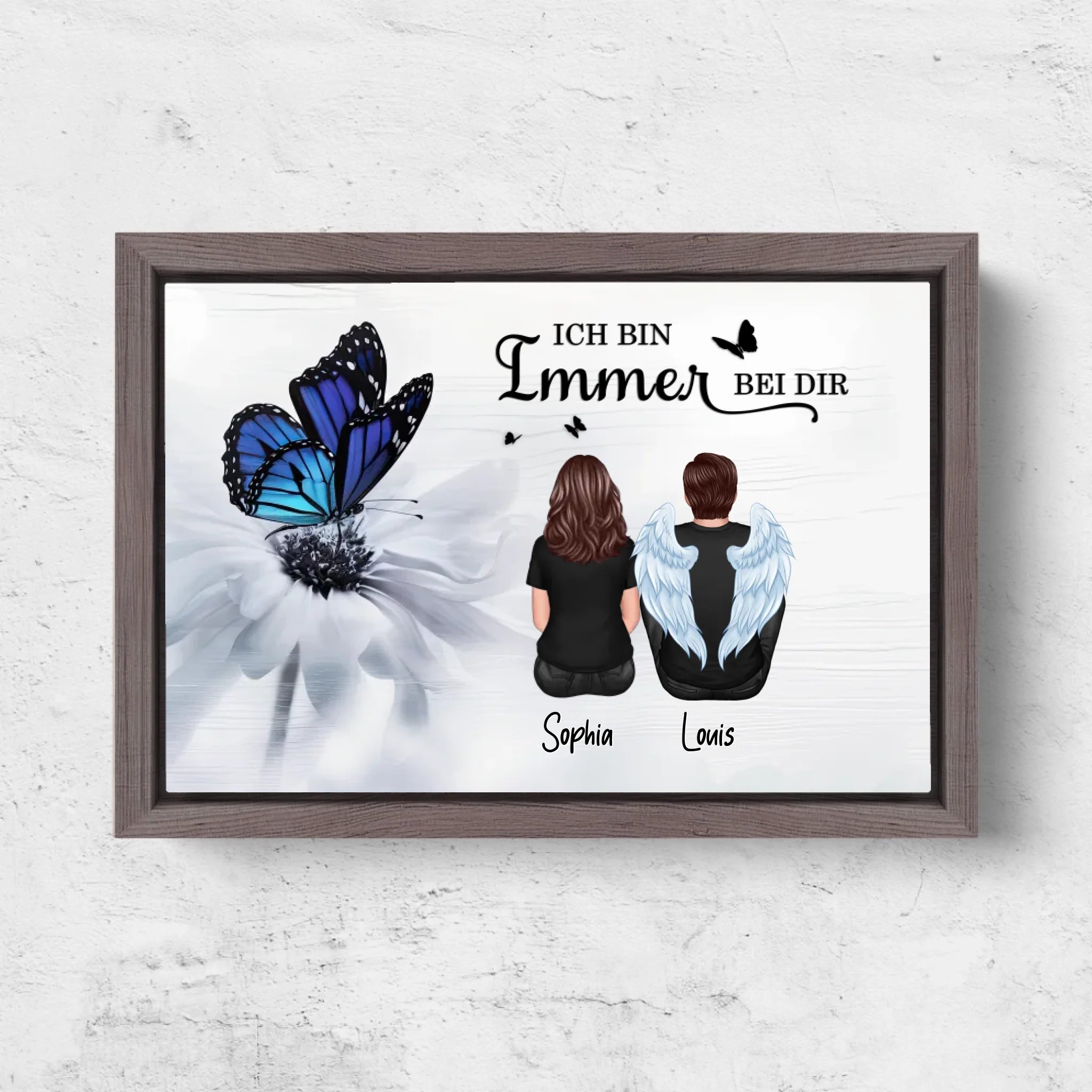 Horizontal Framd Canvas-Ovak