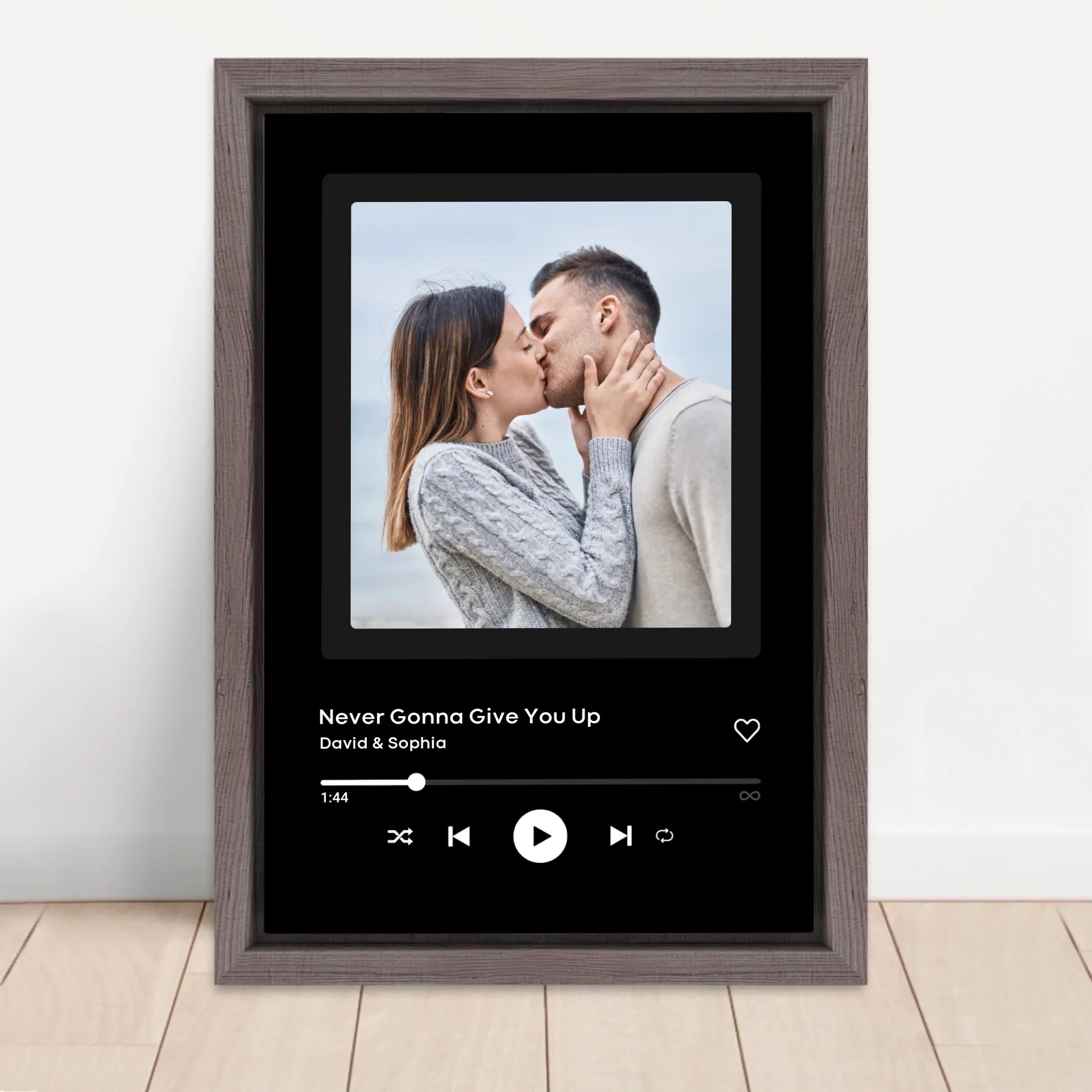 Vertical Framed Canvas-Oak 2026