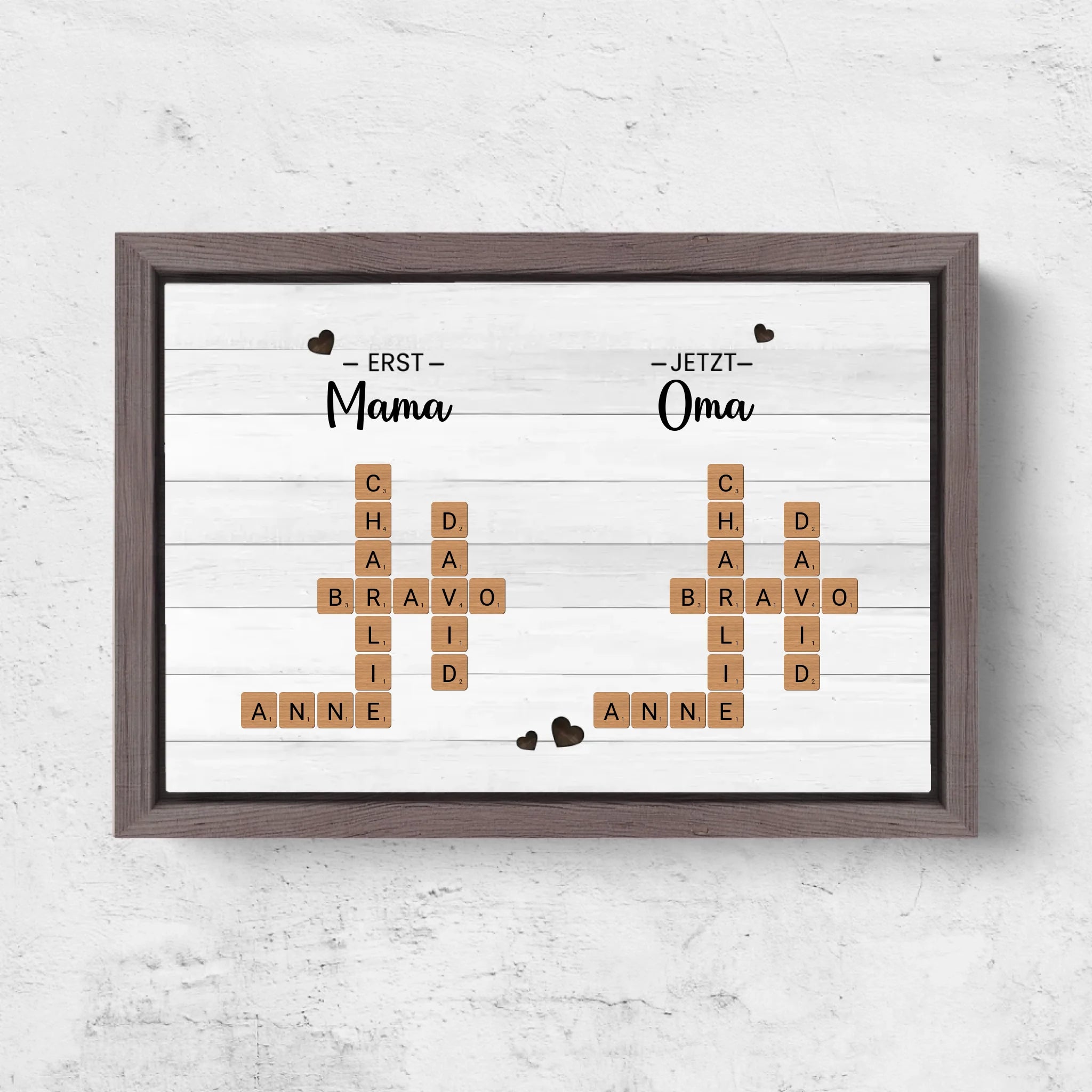 Horizontal Framd Canvas-Ovak