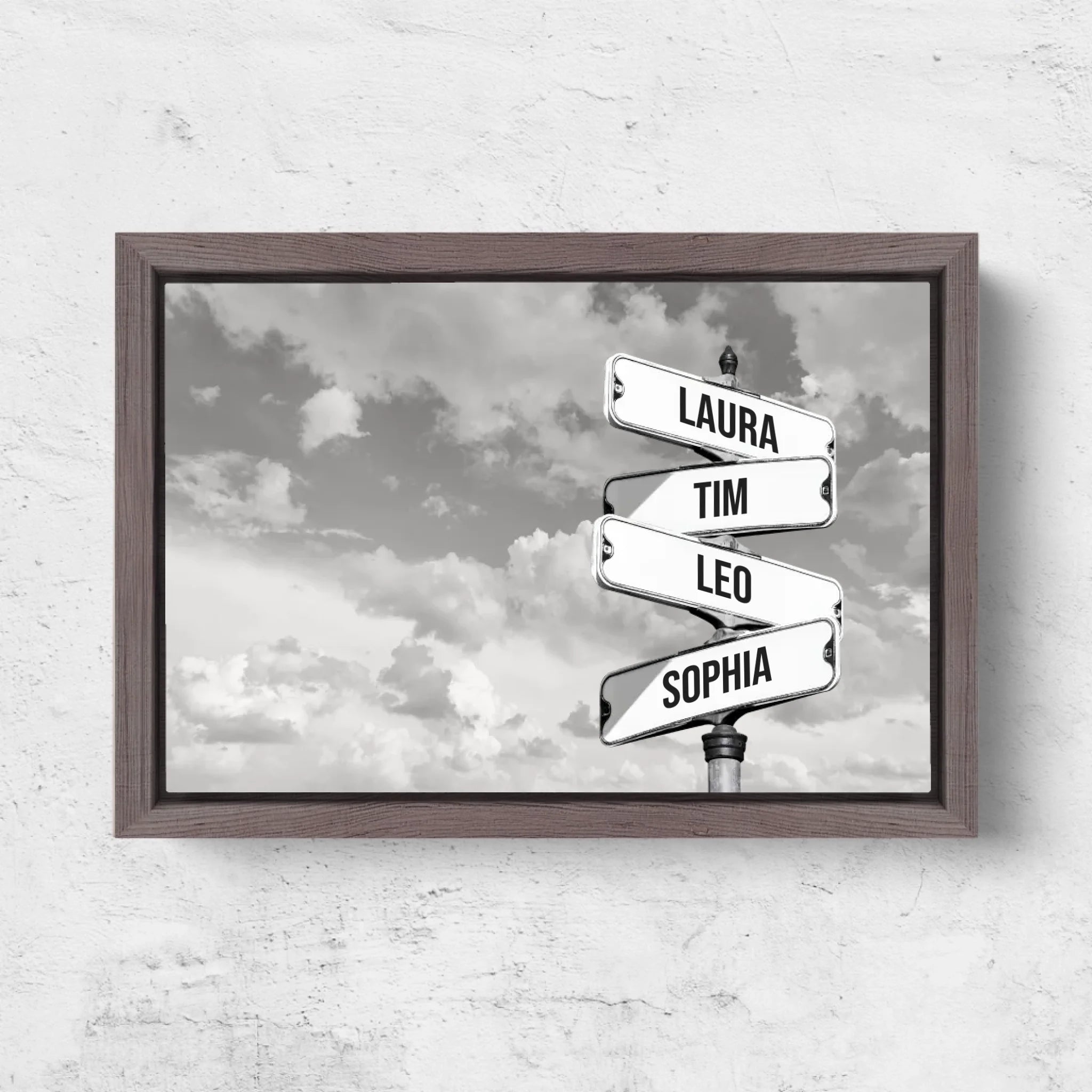 Horizontal Framd Canvas-Ovak