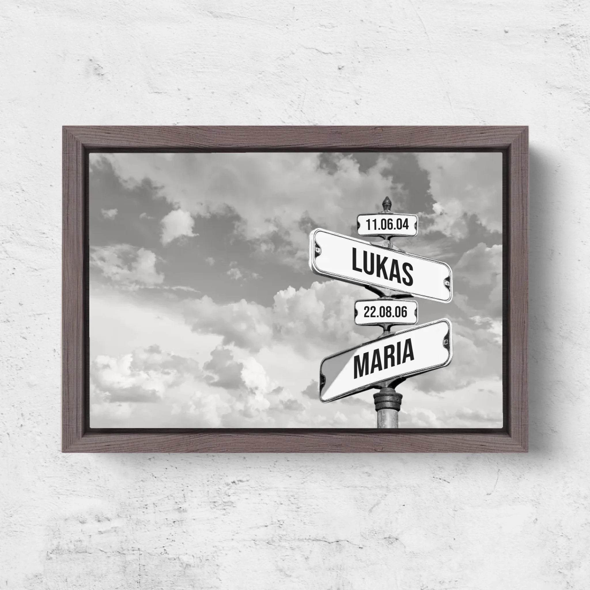 Horizontal Framd Canvas-Ovak