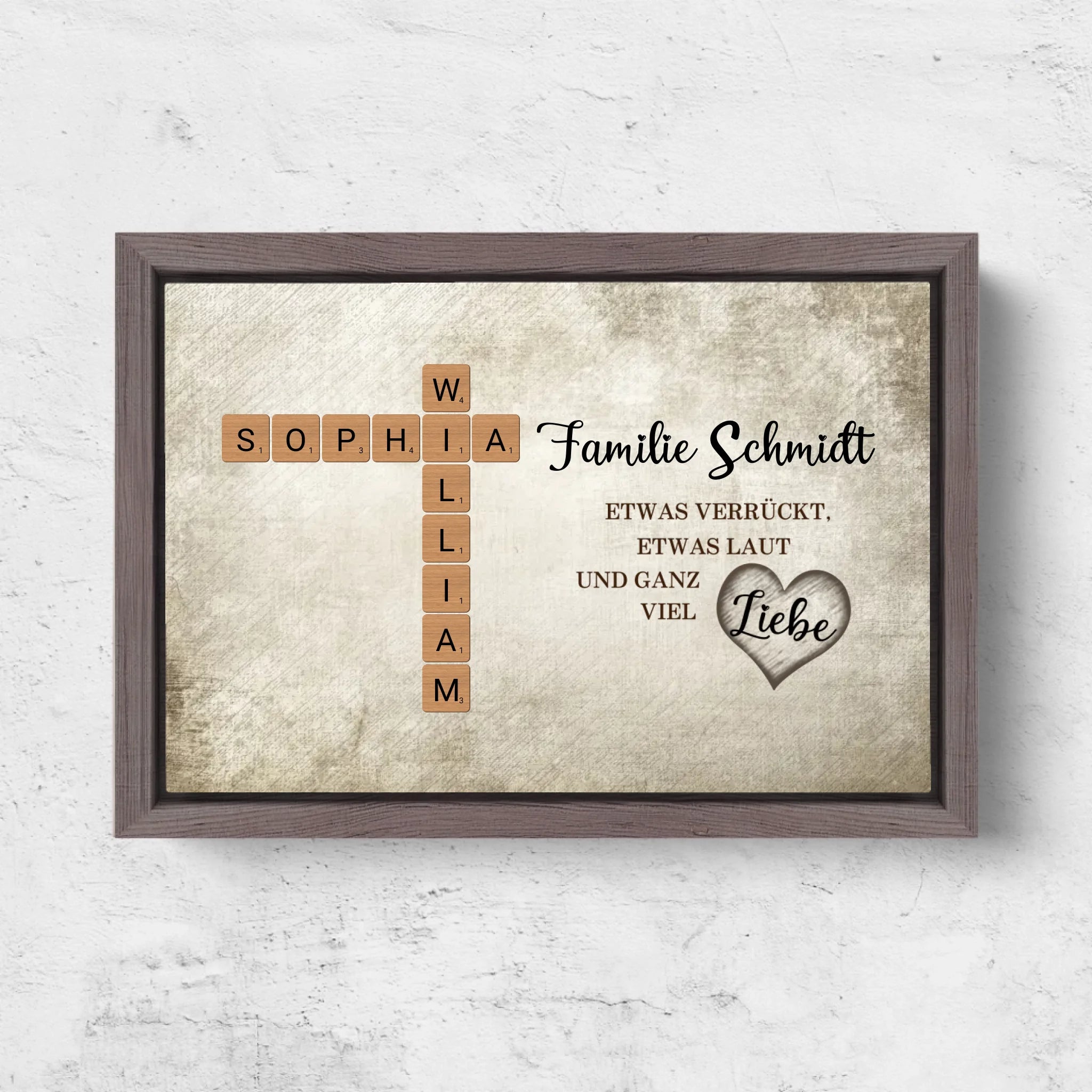 Horizontal Framd Canvas-Ovak