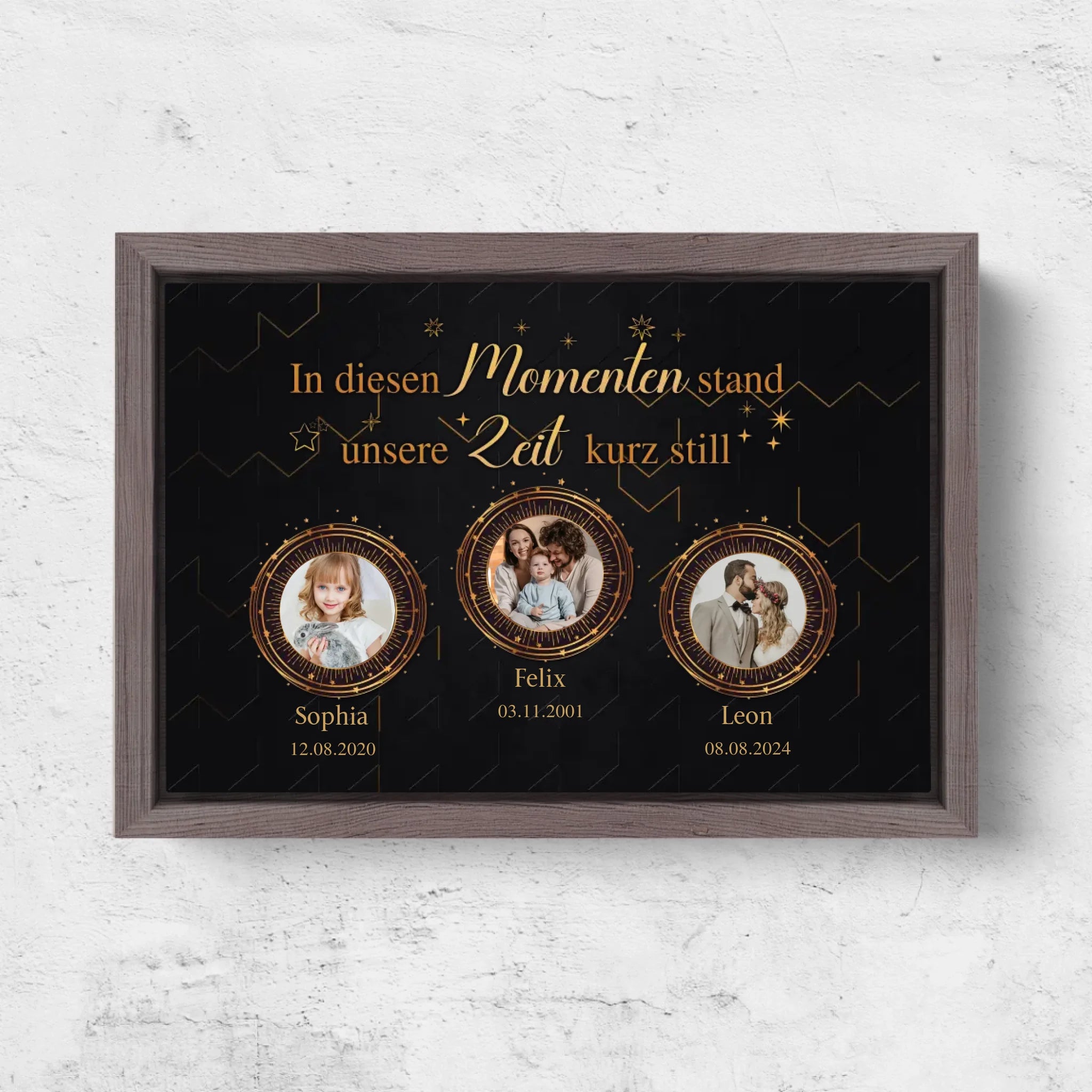 Horizontal Framd Canvas-Ovak