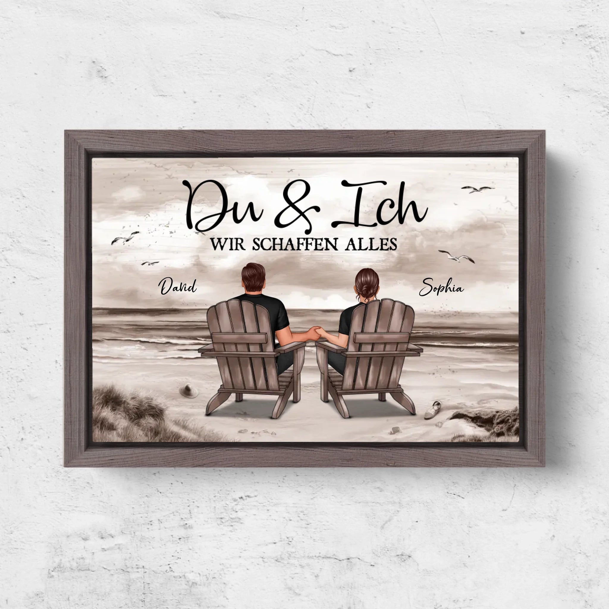 Horizontal Framd Canvas-Ovak