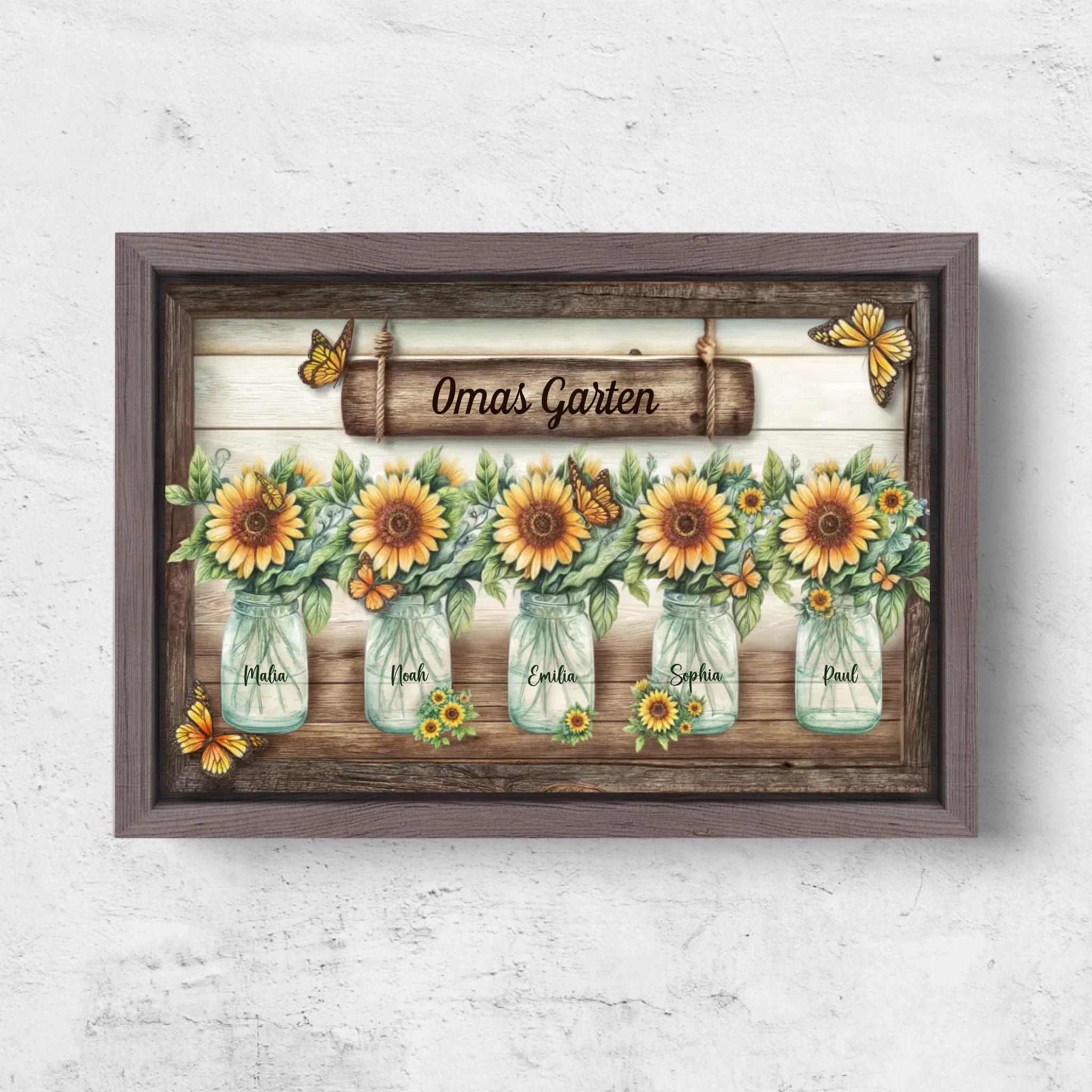 Horizontal Framd Canvas-Ovak