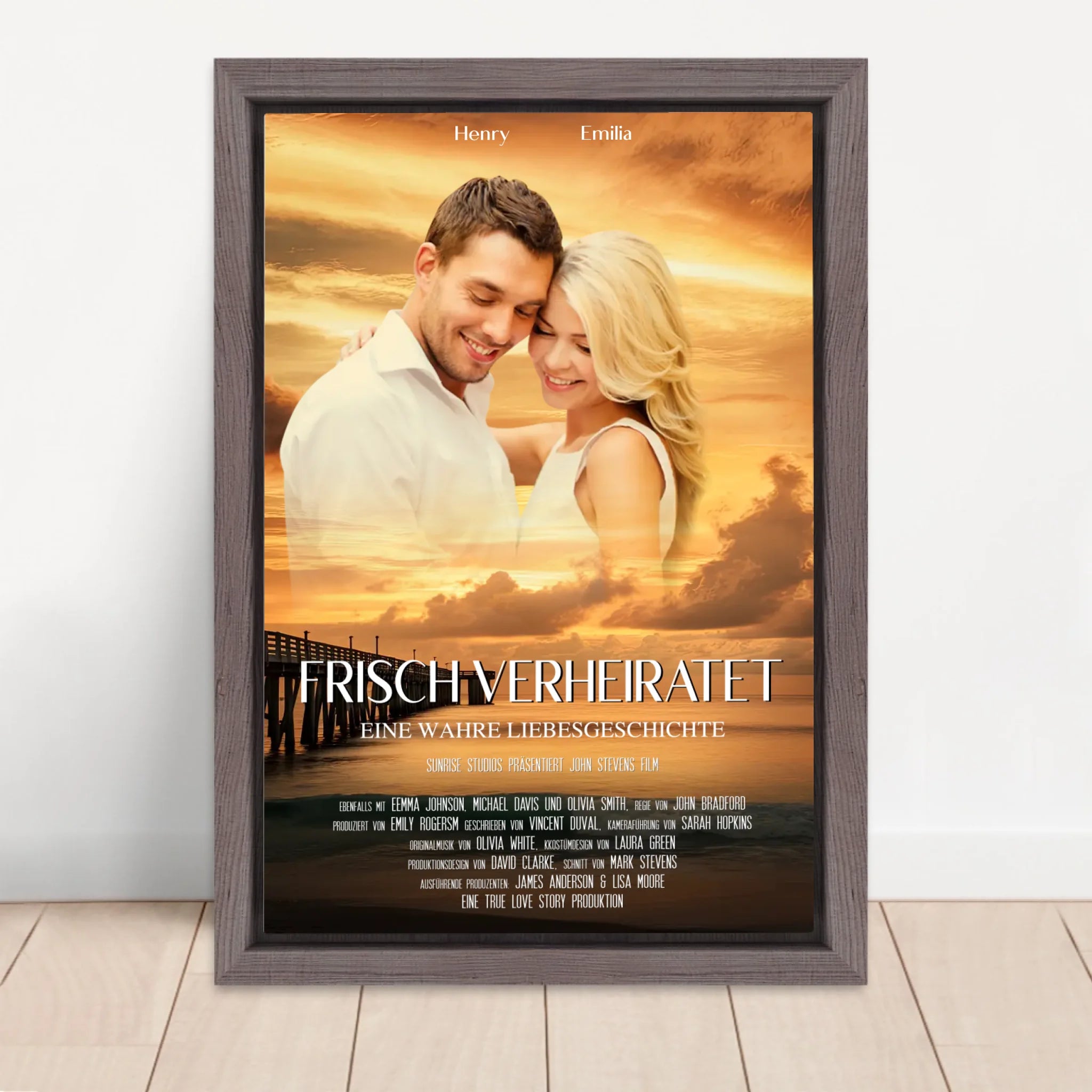 Vertical Framed Canvas-Oak 2026