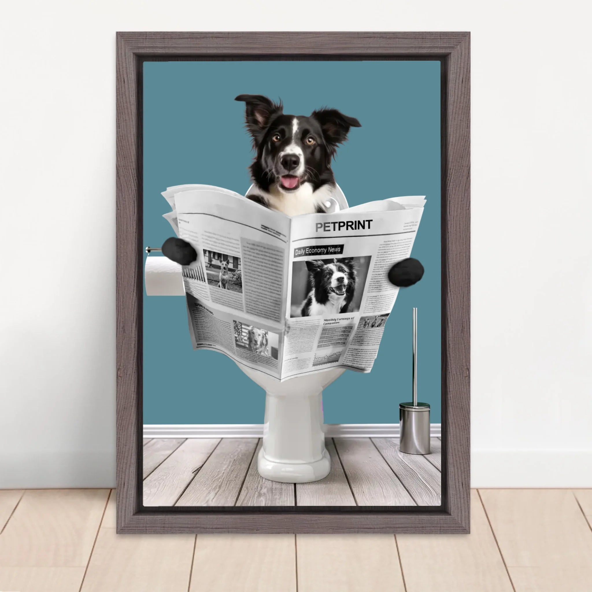 Vertical Framed Canvas-Oak 2026