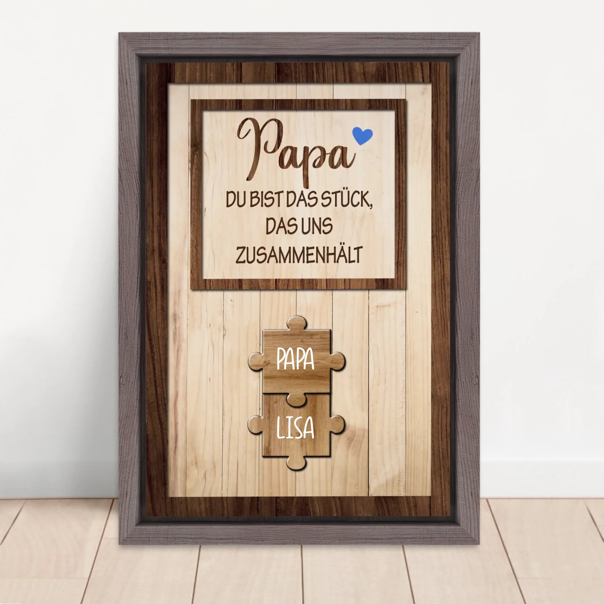 Vertical Framed Canvas-Oak 2026