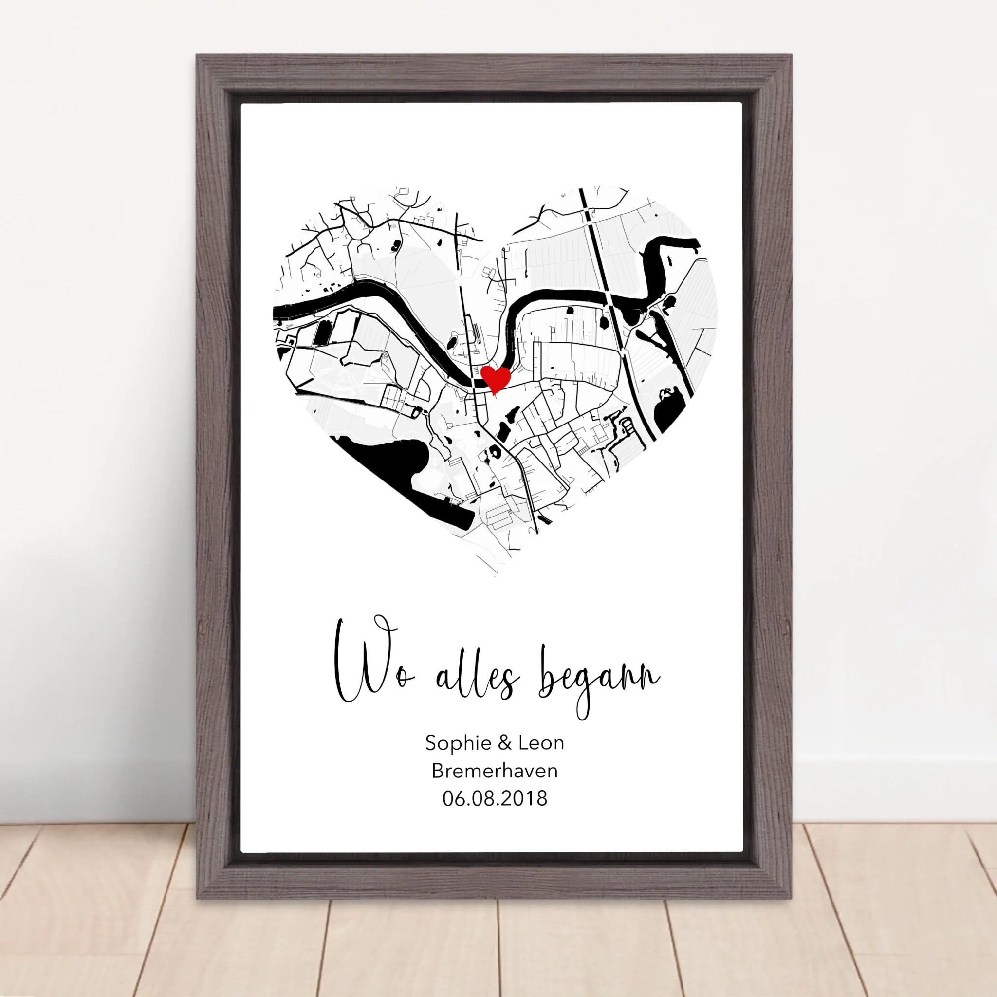 Vertical Framed Canvas-Oak 2026