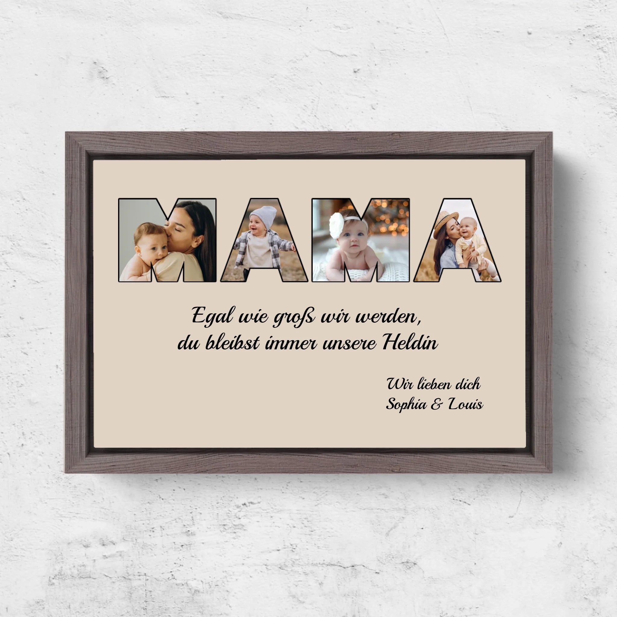 Horizontal Framd Canvas-Ovak