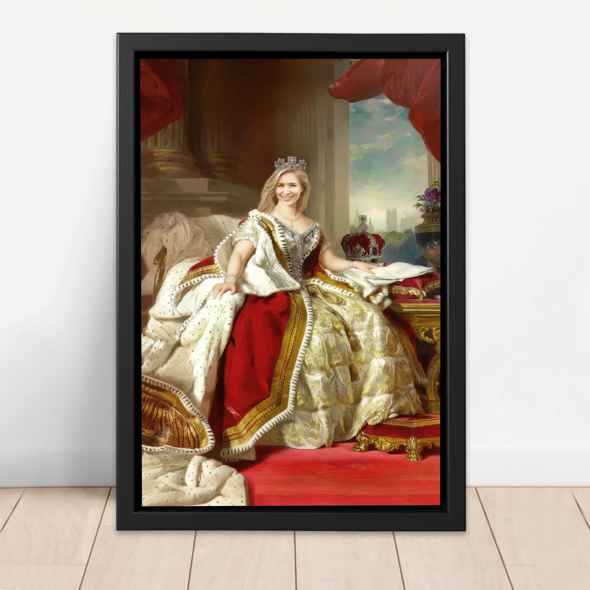 Personalisierte Leinwand – Die Königin