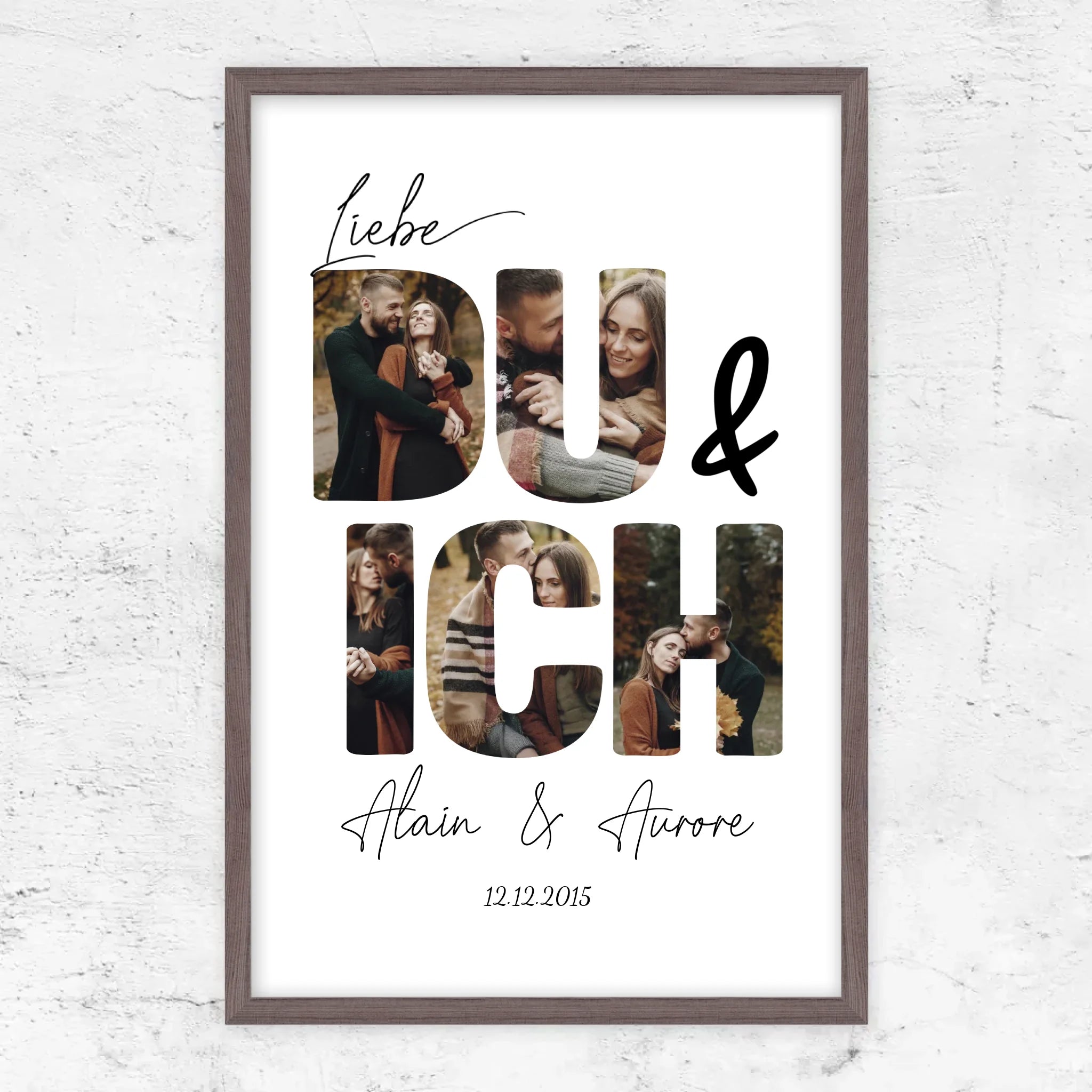 Personalisiertes Poster "Du und ich"