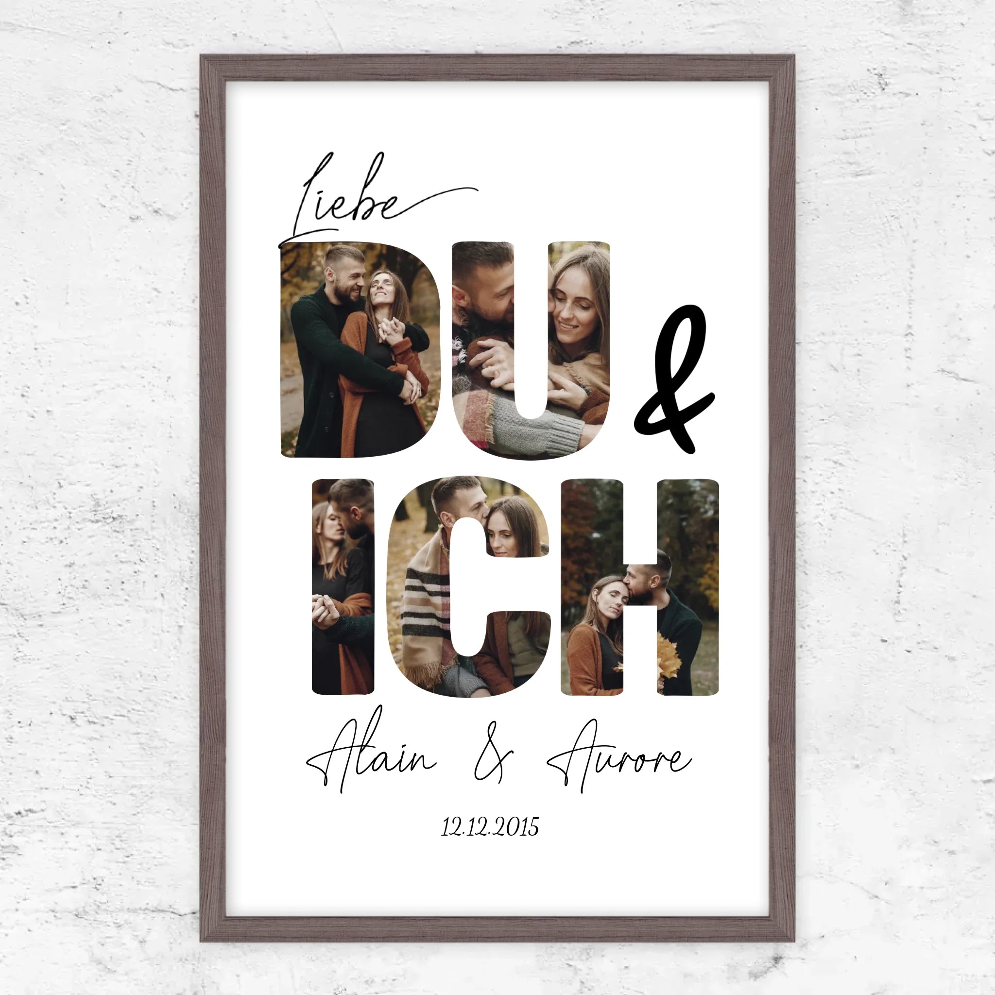 Personalisiertes Poster "Du und ich"