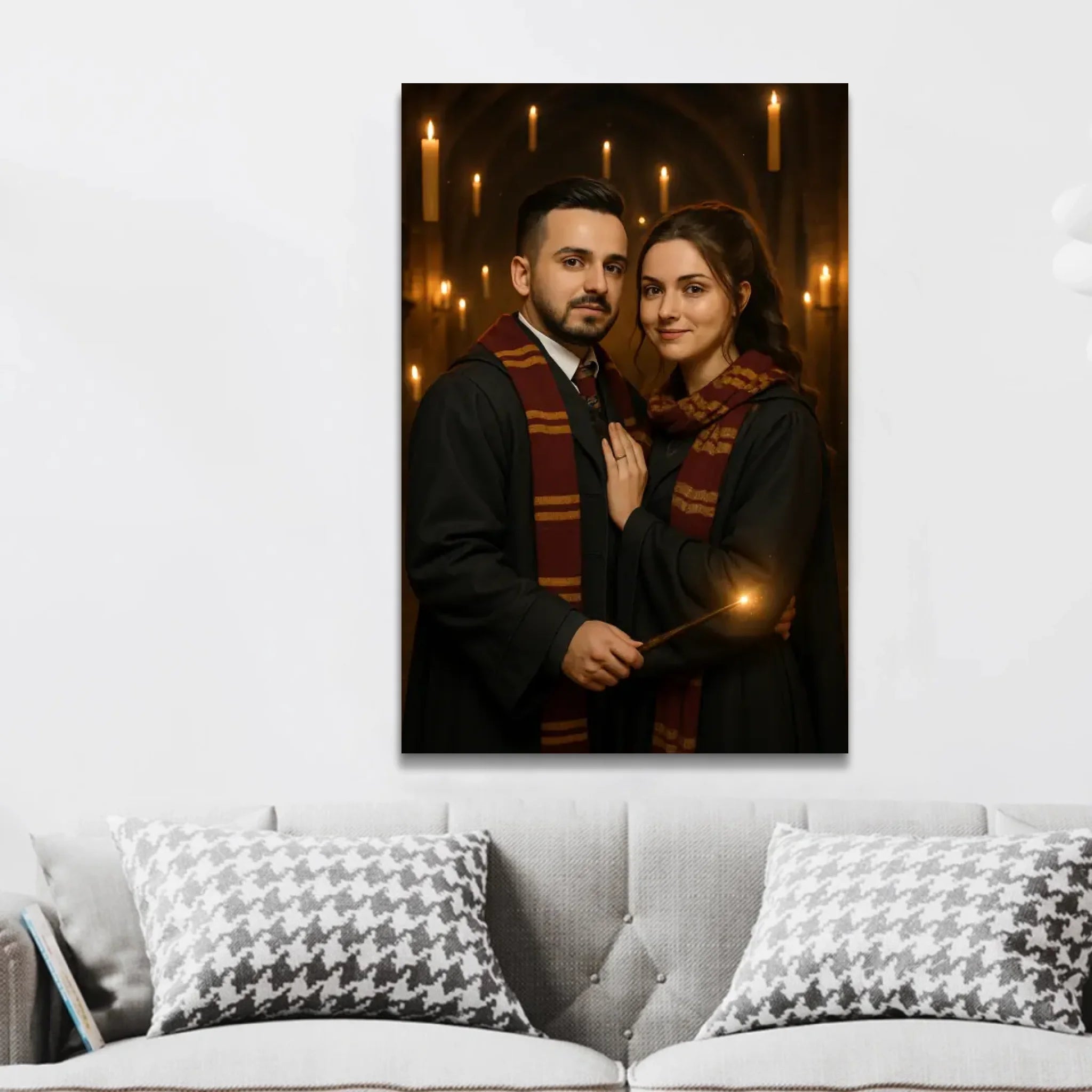 Personalisierte Leinwand – Zauberer-Akademie