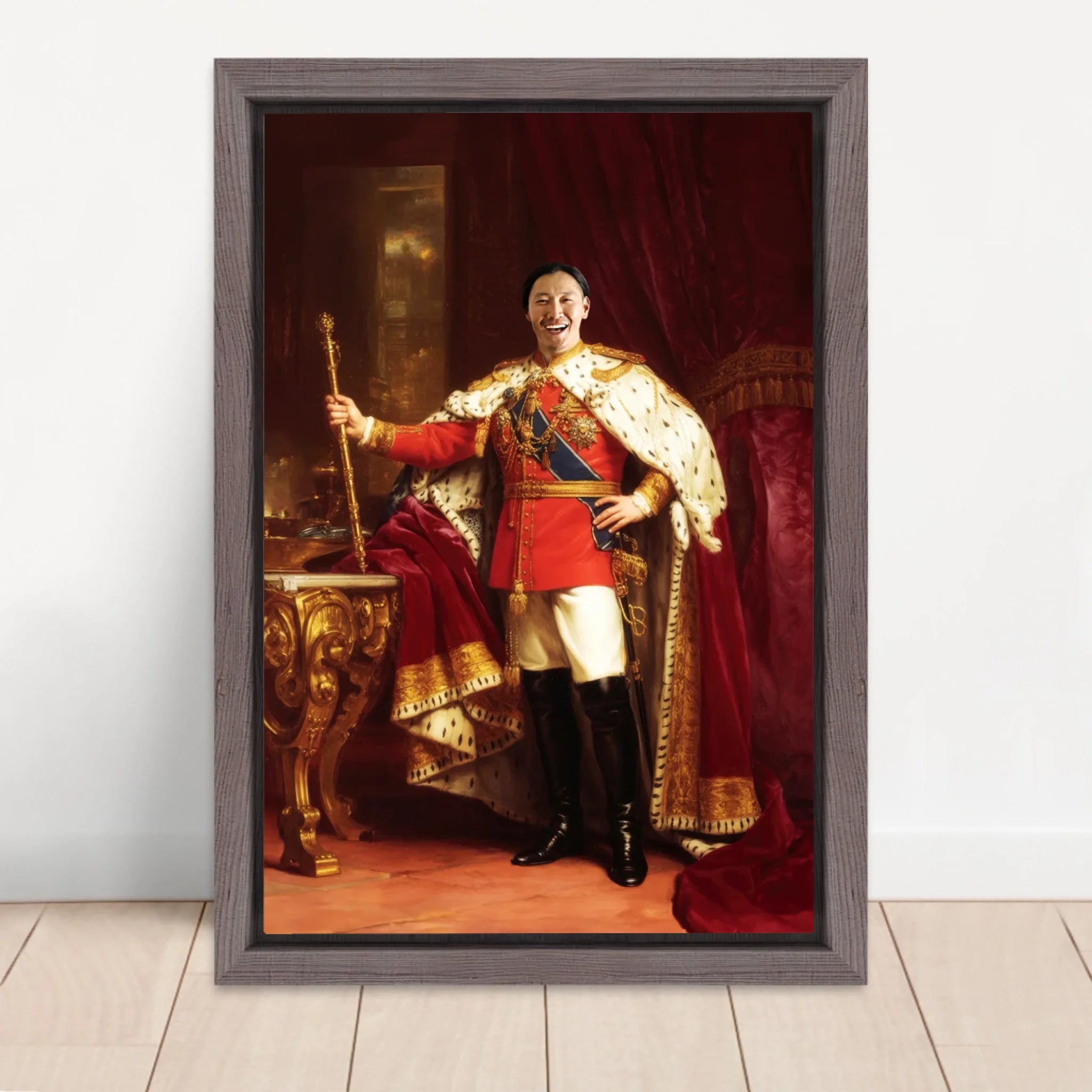 Vertical Framed Canvas-Oak 2026