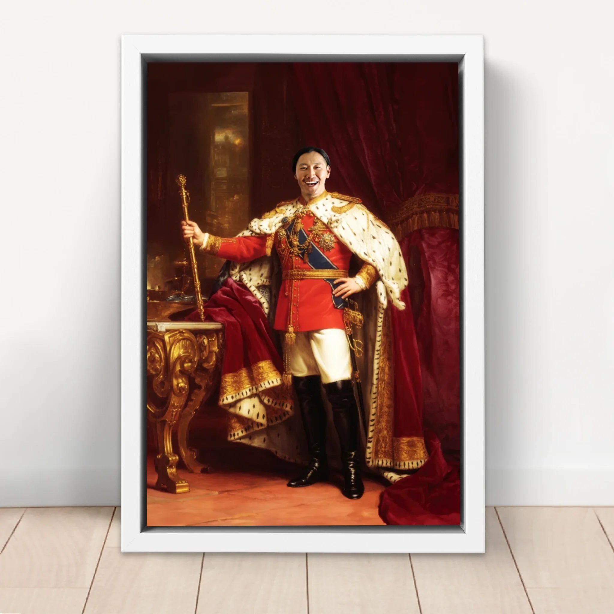 Personalisierte Leinwand – Der König