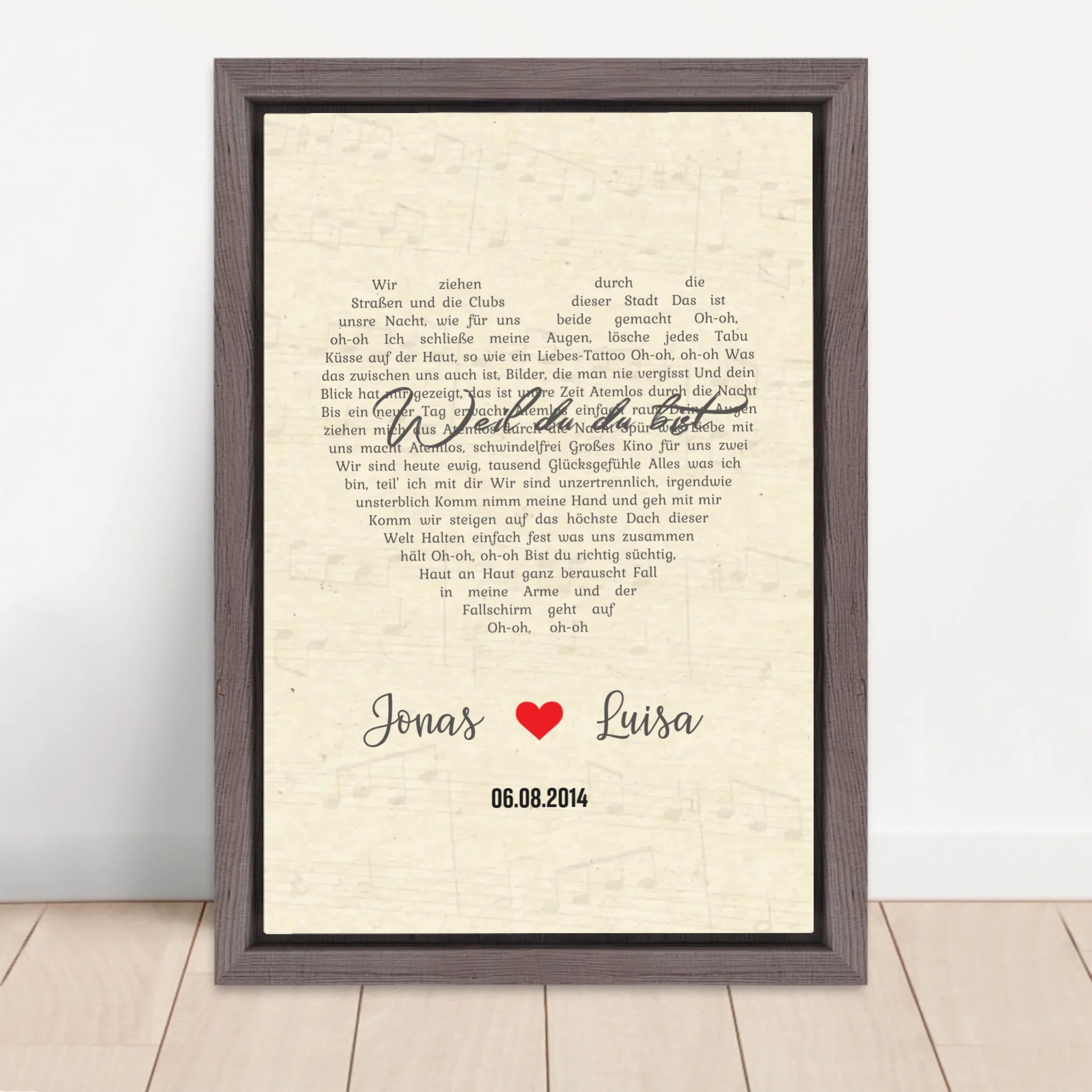 Vertical Framed Canvas-Oak 2026