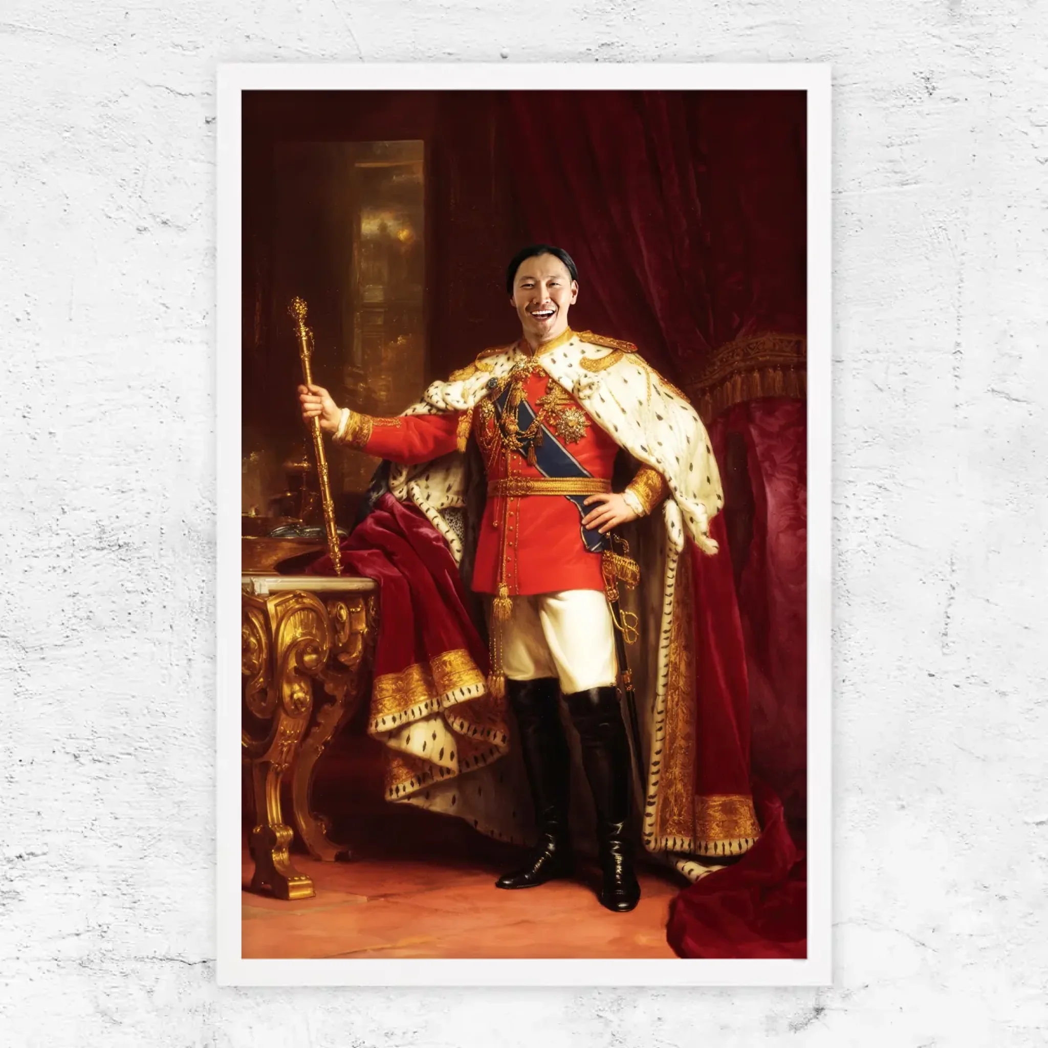 Personalisiertes Poster – Der König