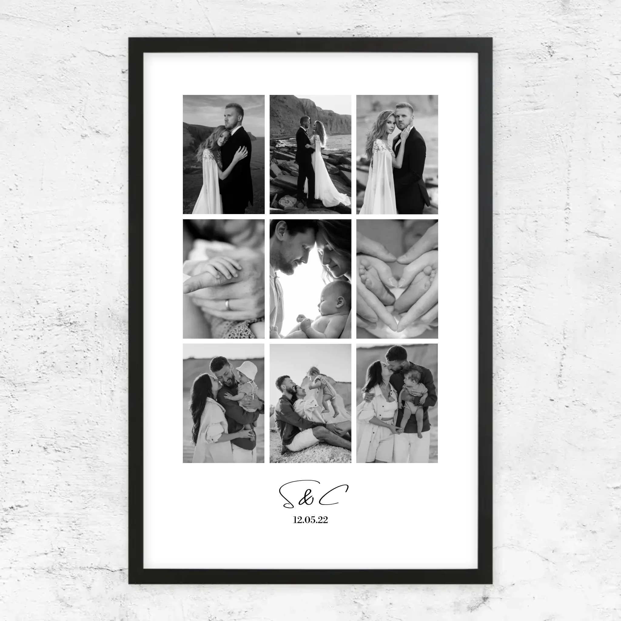 Personalisiertes Poster – Individuelle Fotocollage