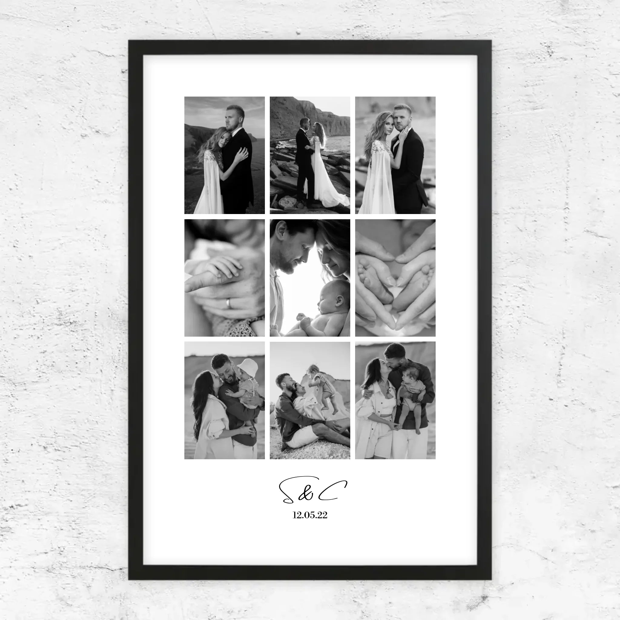 Personalisiertes Poster – Individuelle Fotocollage